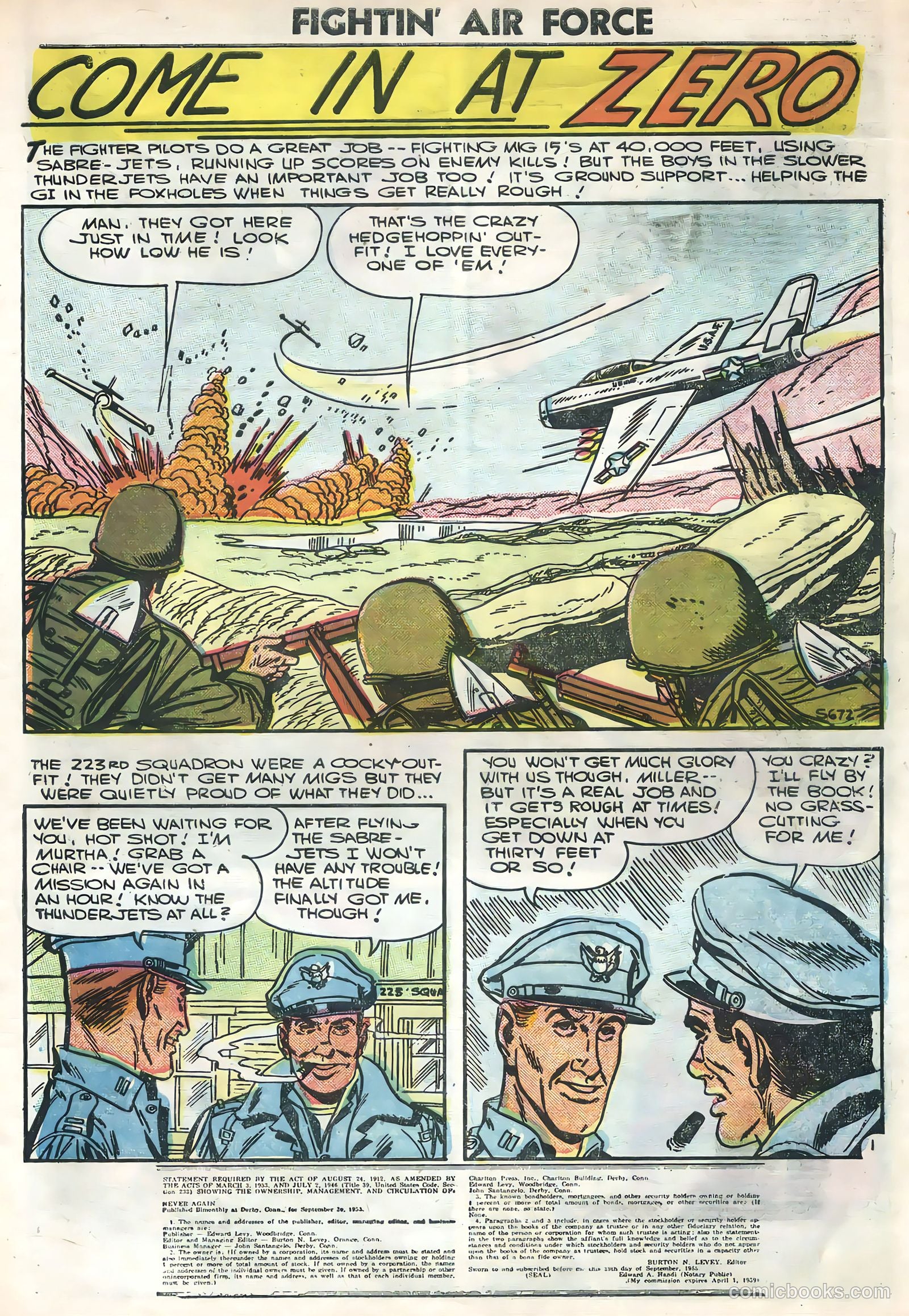 Fightin' Air Force #4 (1956) — page 27 of 36