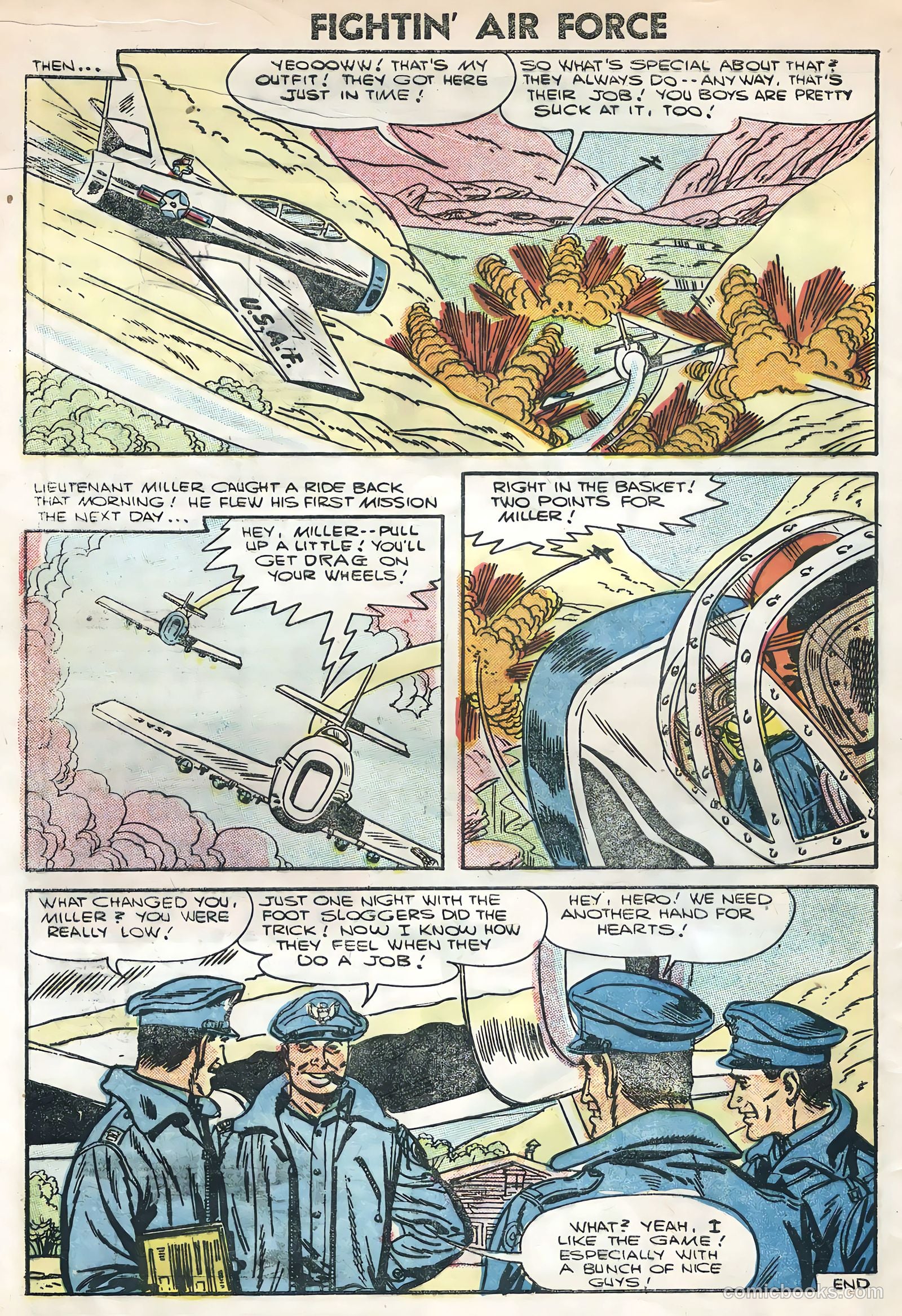 Fightin' Air Force #4 (1956) — page 32 of 36