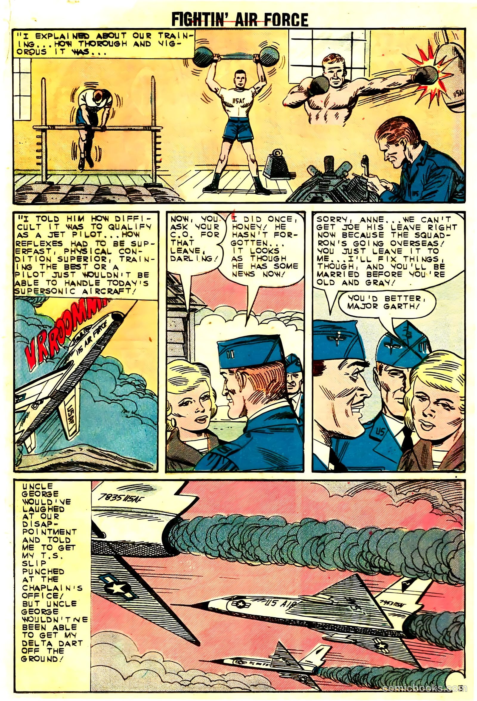 Fightin' Air Force #42 (1964) — page 12 of 36