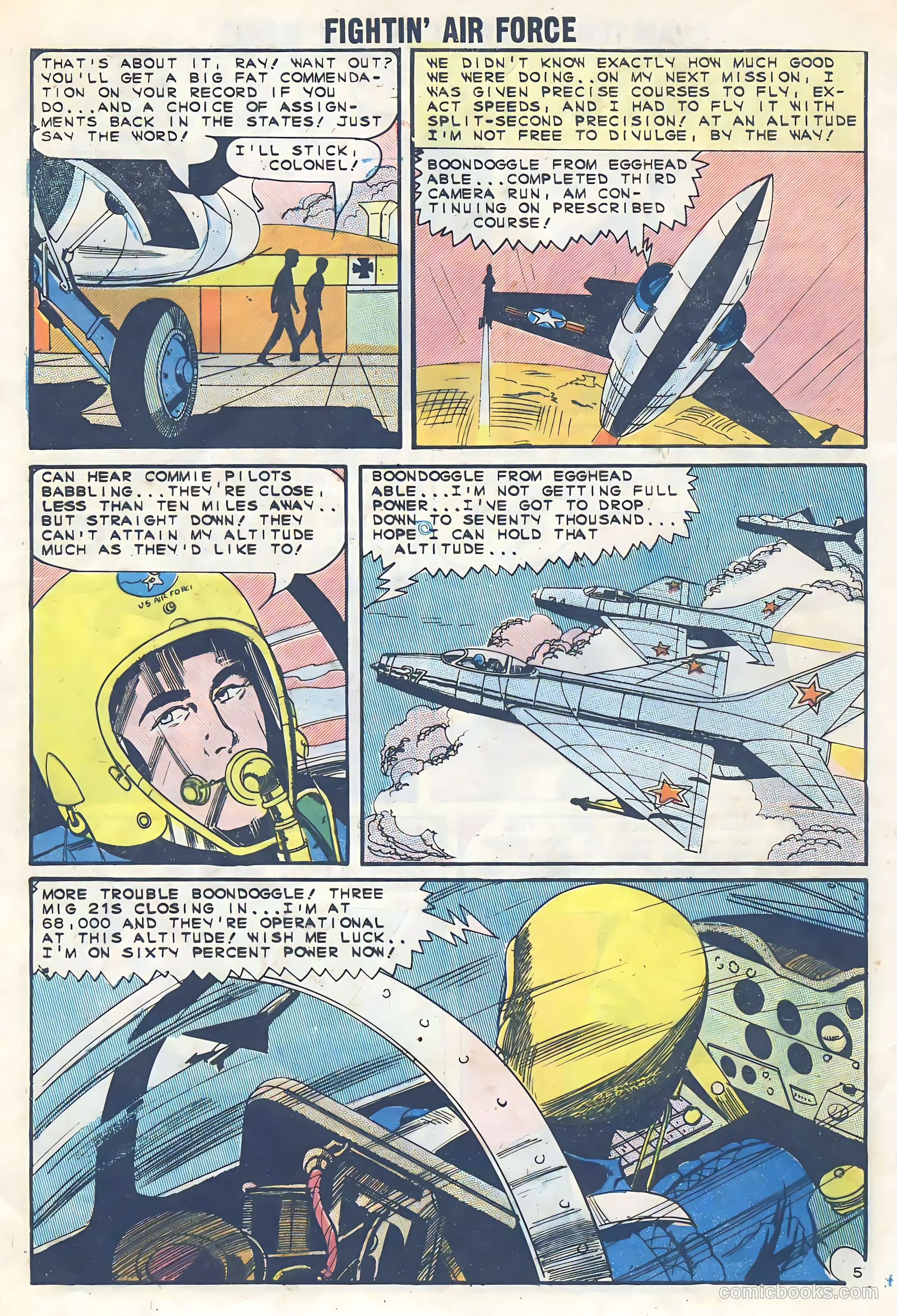 Fightin' Air Force #45 (1964) — page 8 of 36