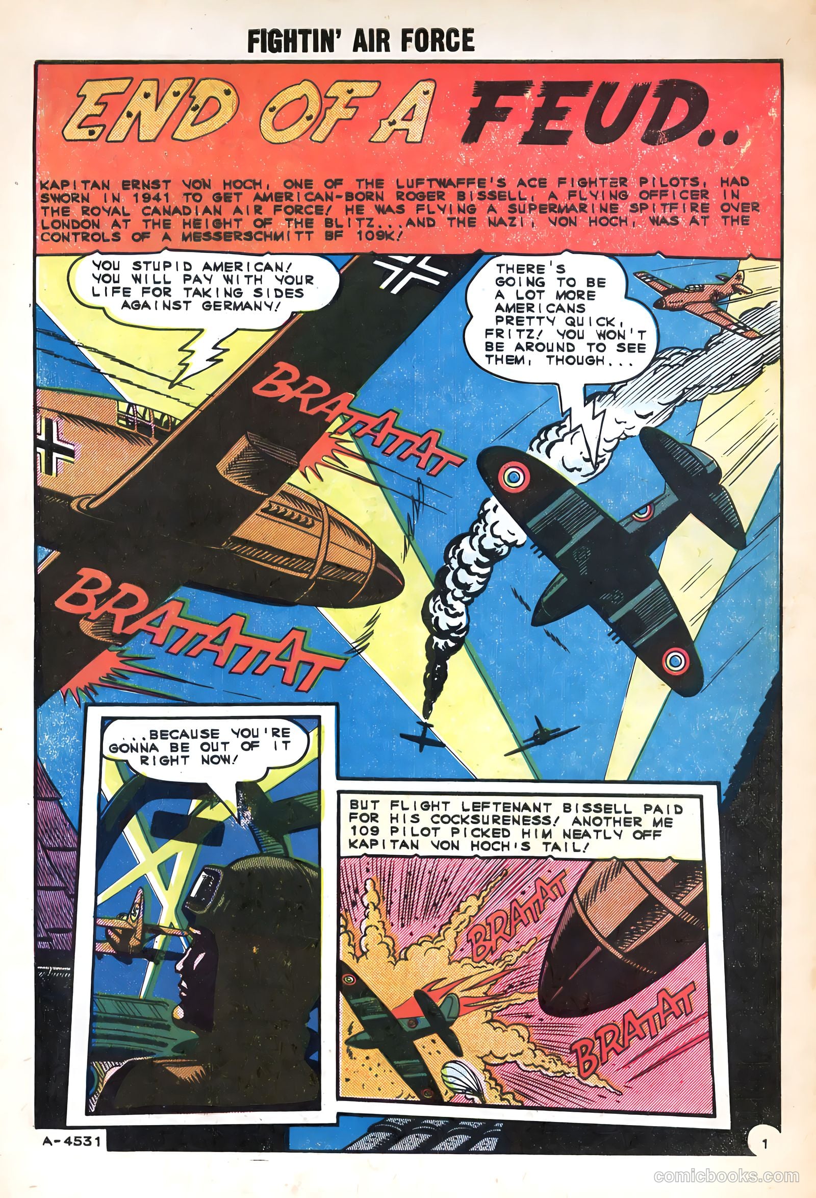 Fightin' Air Force #48 (1965) — page 30 of 37
