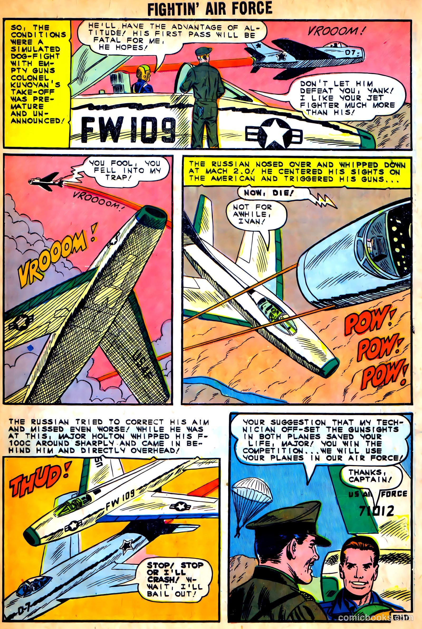 Fightin' Air Force #49 (1965) — page 33 of 36