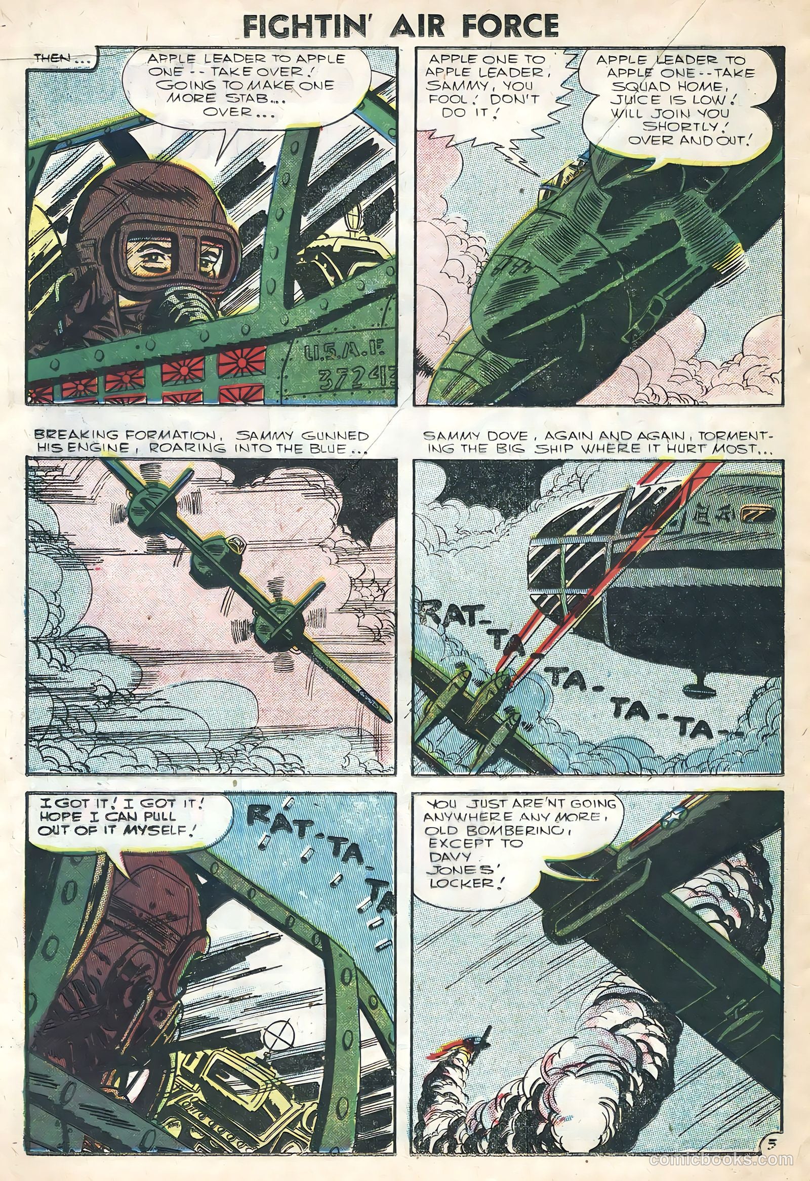 Fightin' Air Force #5 (1956) — page 16 of 36