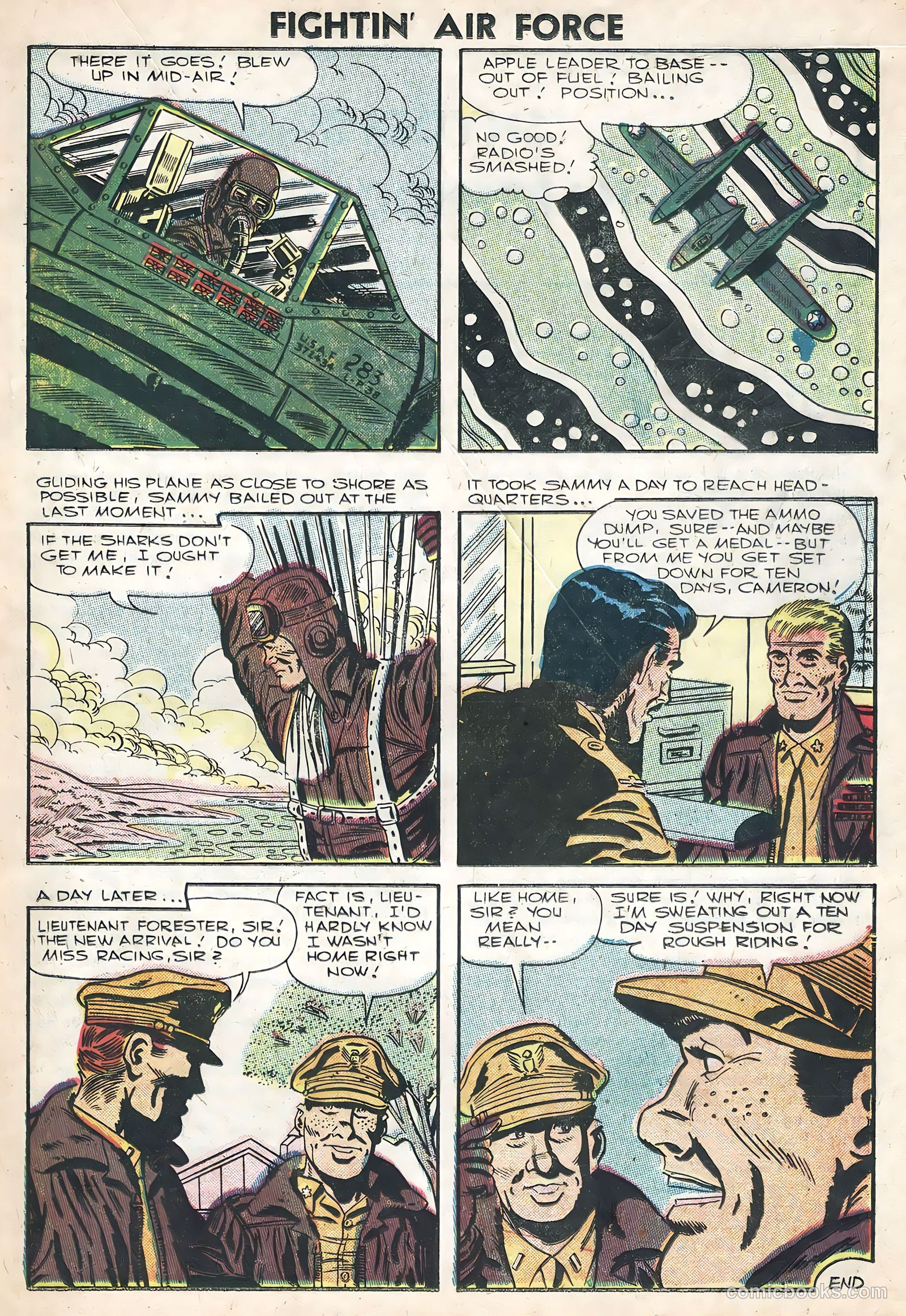 Fightin' Air Force #5 (1956) — page 17 of 36