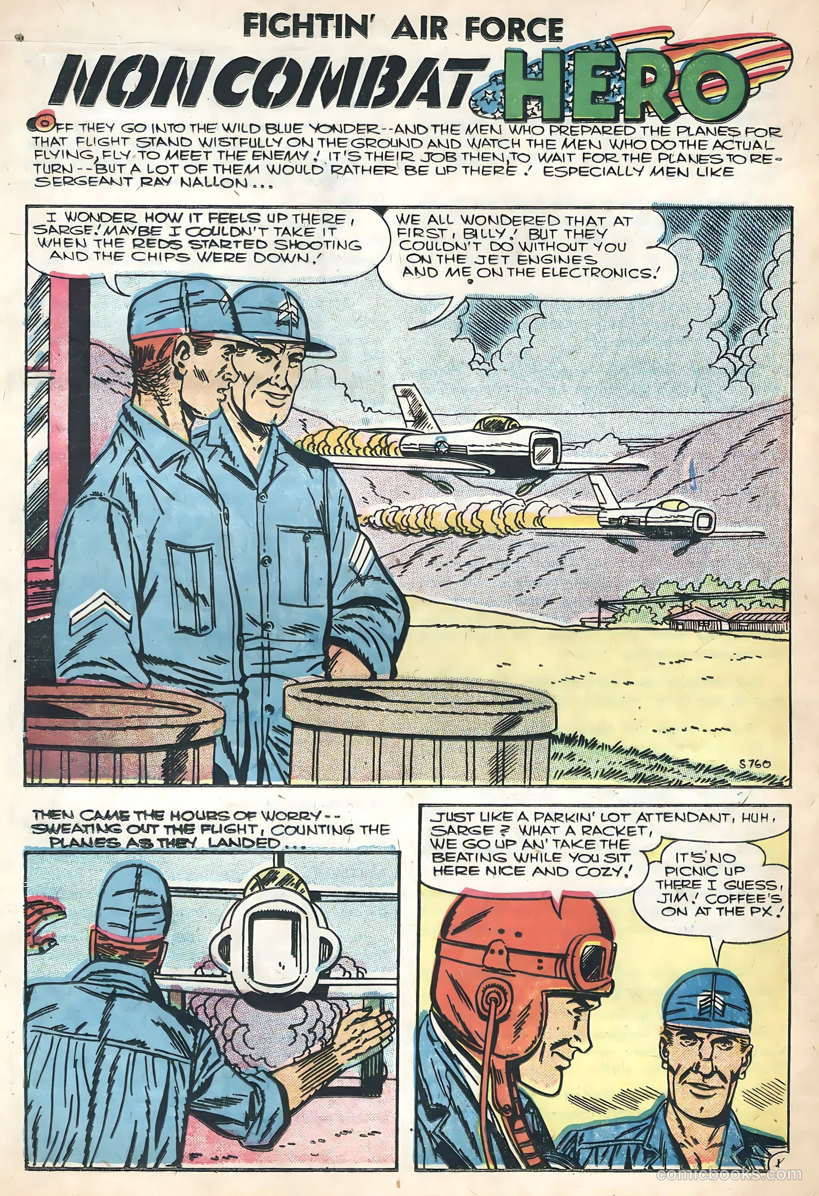Fightin' Air Force #5 (1956) — page 20 of 36