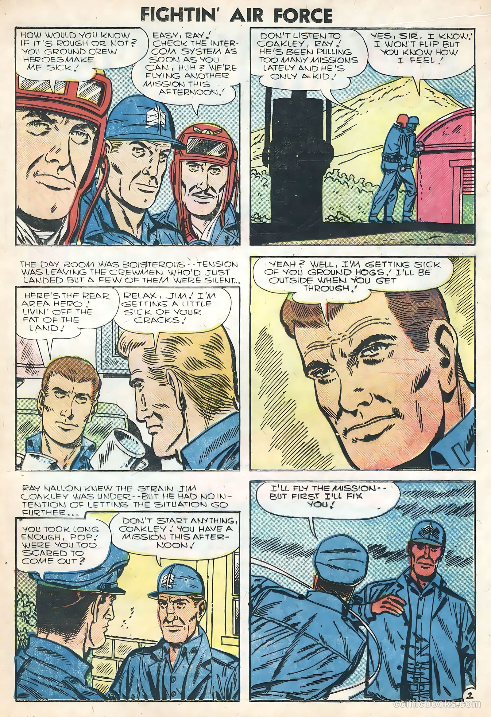 Fightin' Air Force #5 (1956) — page 21 of 36
