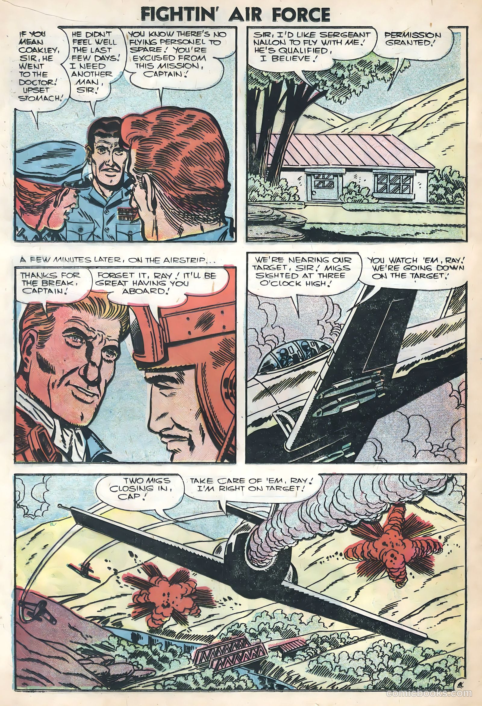 Fightin' Air Force #5 (1956) — page 24 of 36