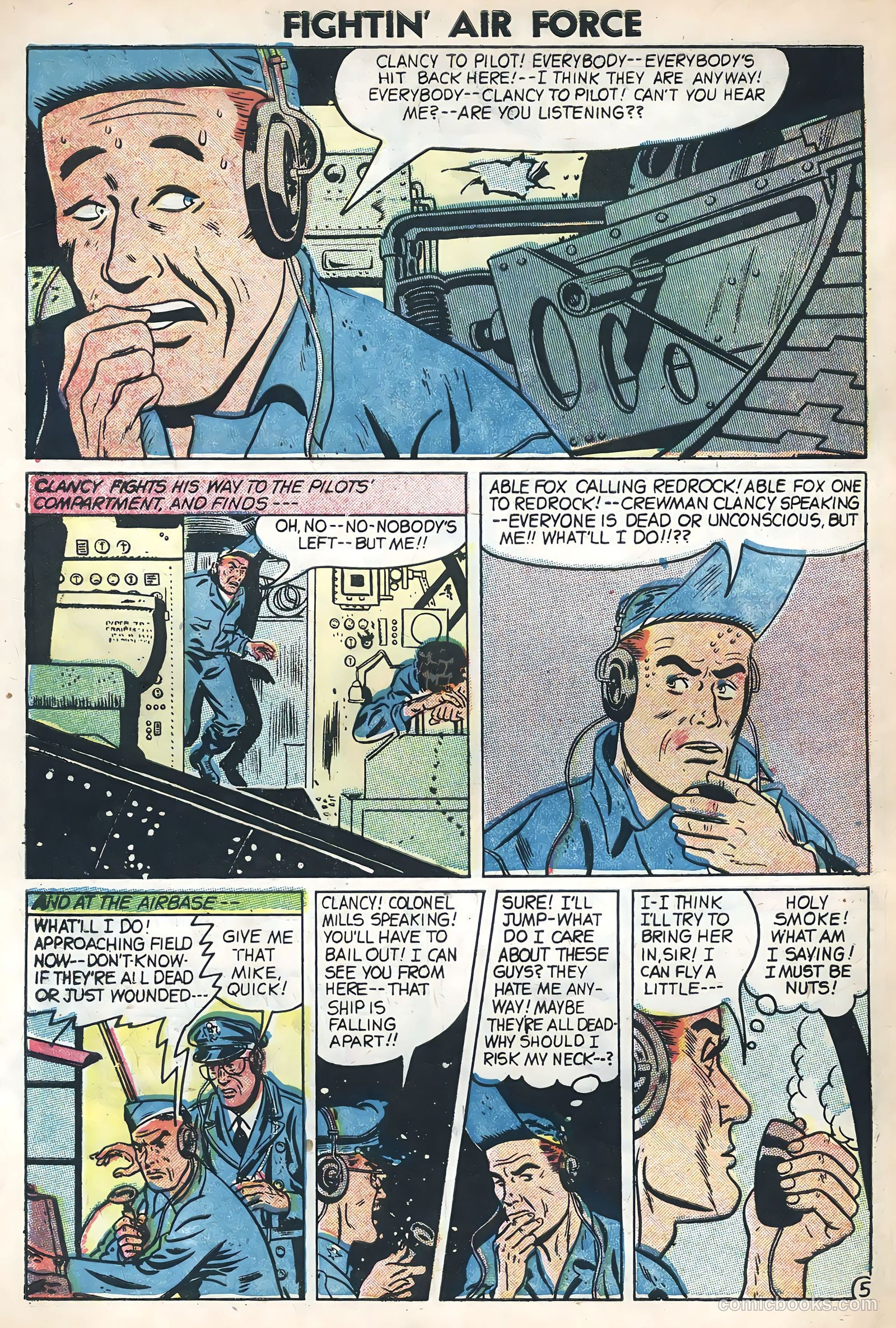 Fightin' Air Force #5 (1956) — page 30 of 36