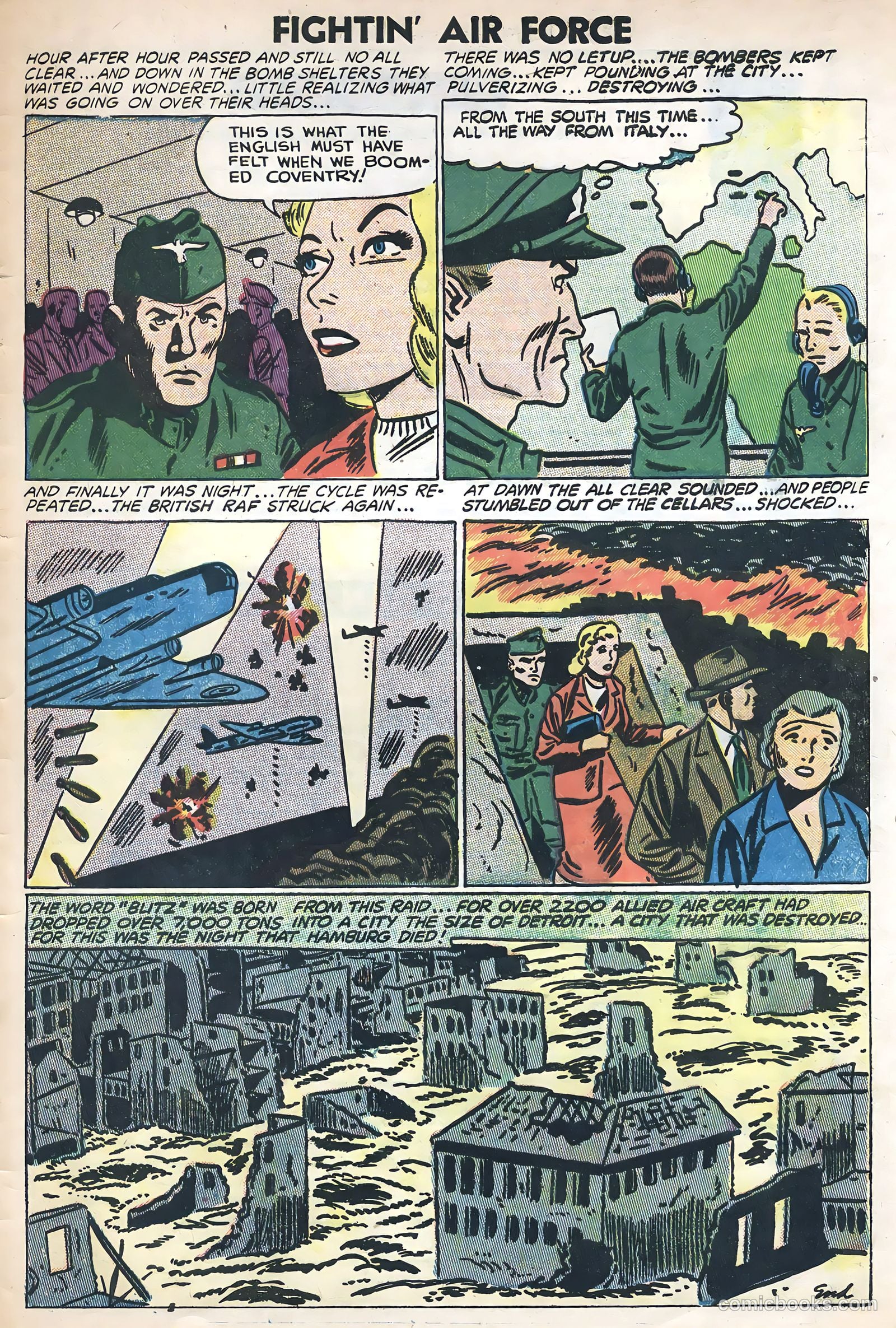 Fightin' Air Force #6 (1957) — page 33 of 36