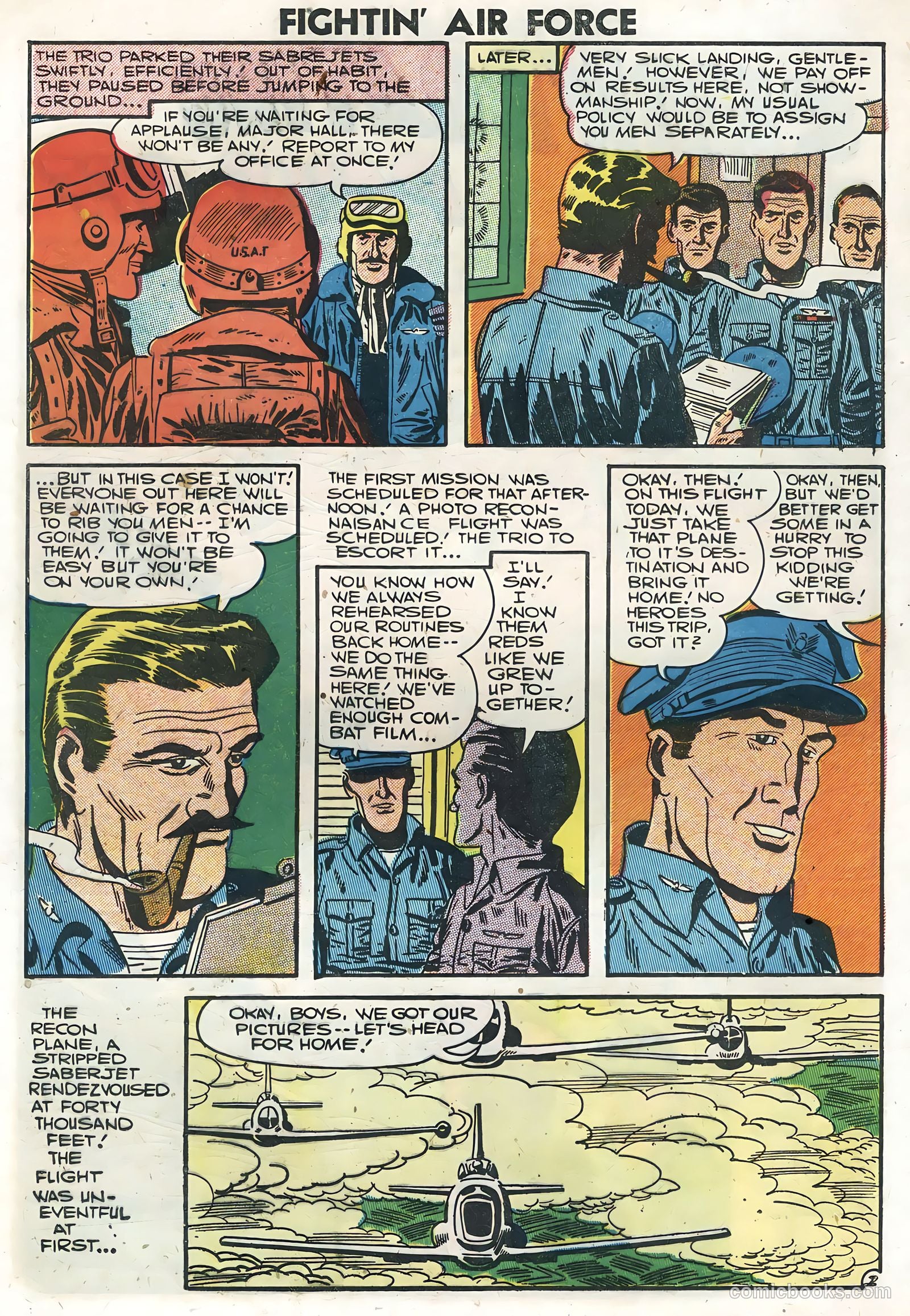 Fightin' Air Force #7 (1957) — page 12 of 36