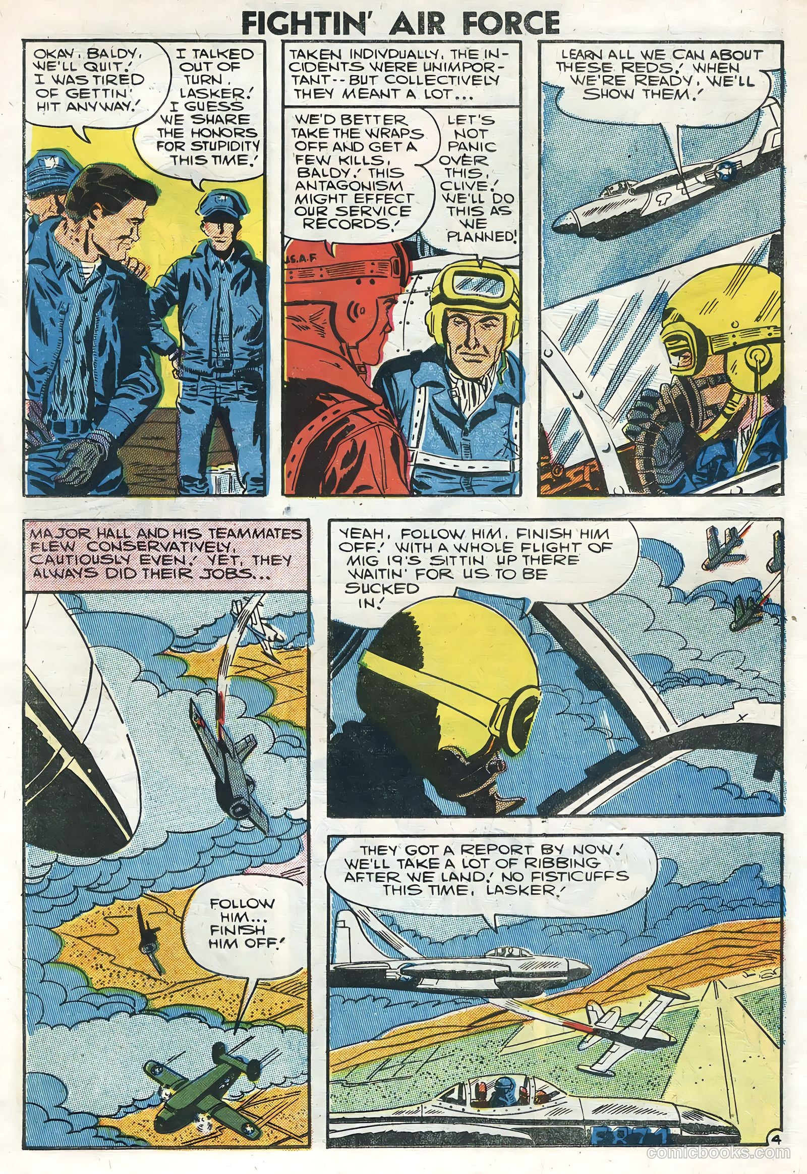 Fightin' Air Force #7 (1957) — page 14 of 36