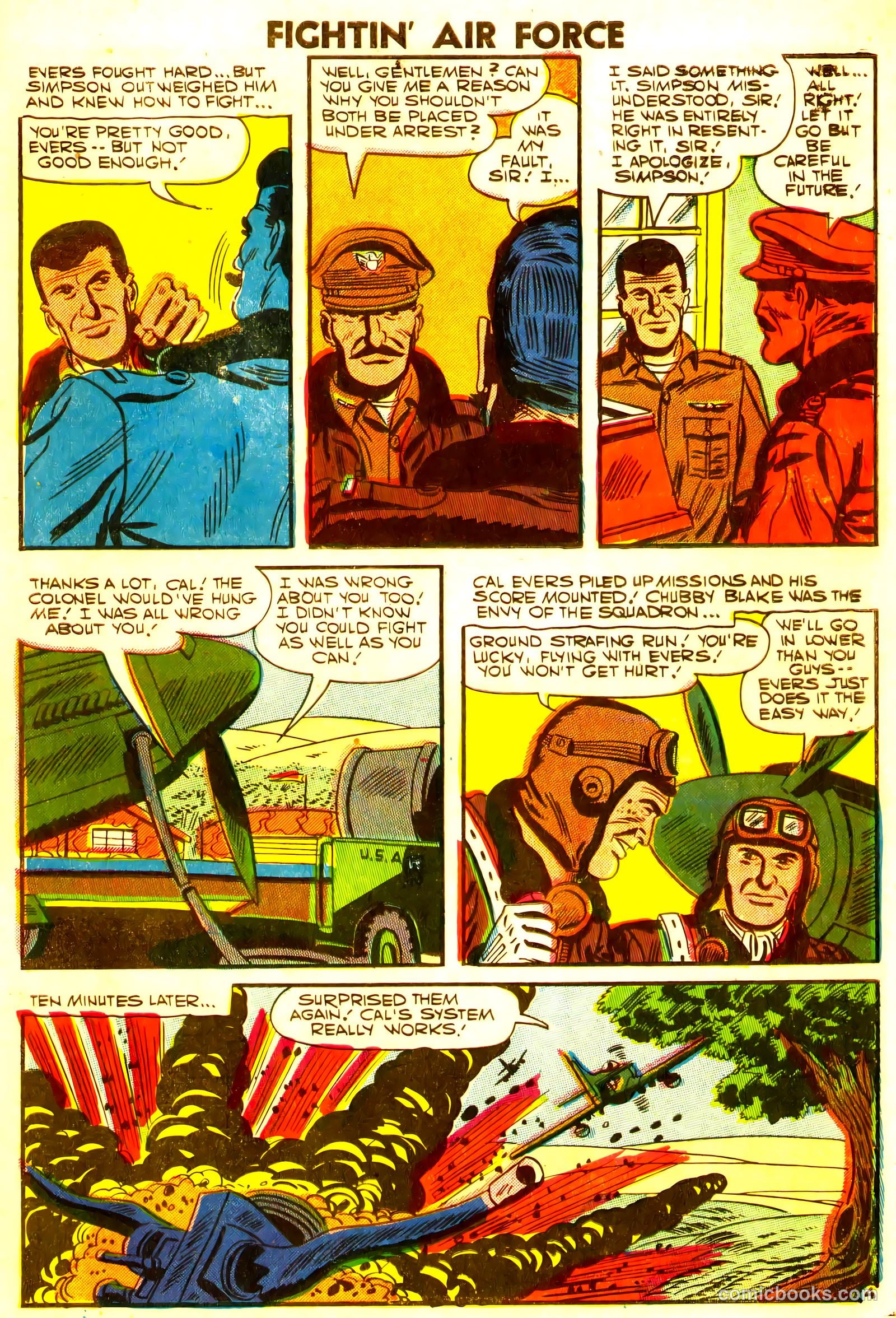 Fightin' Air Force #8 (1957) — page 7 of 36