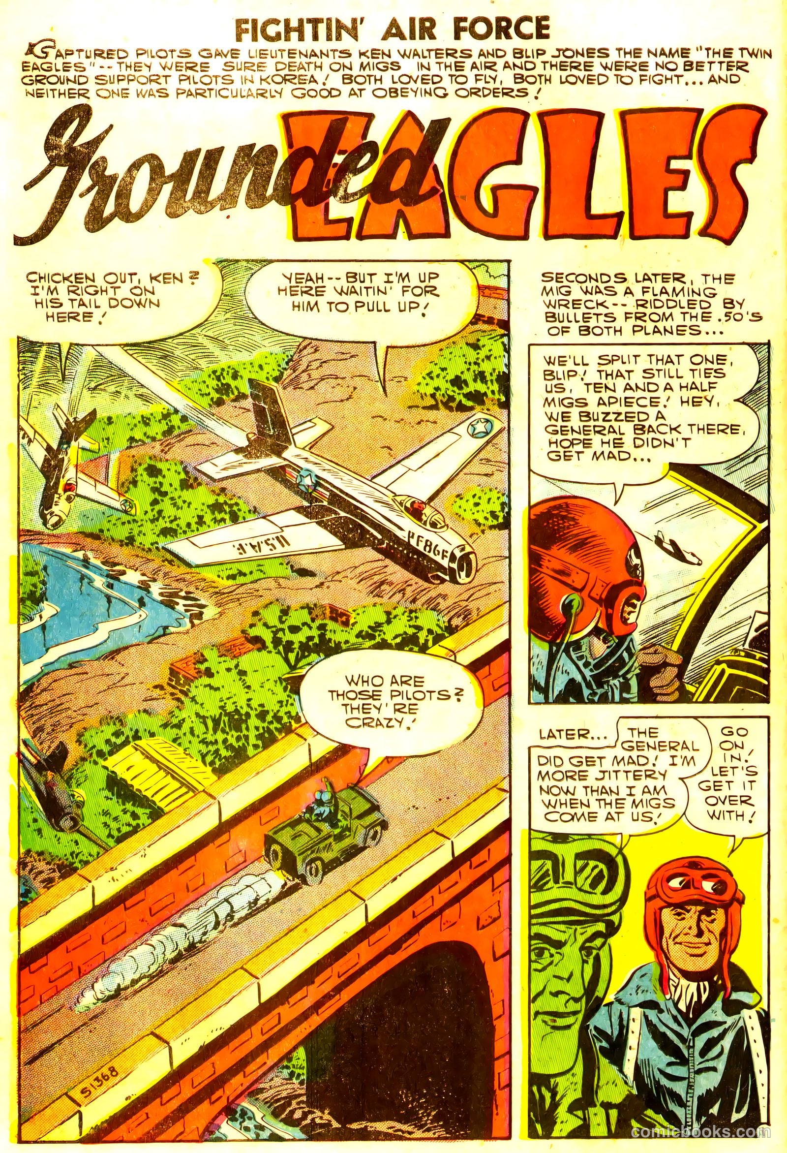 Fightin' Air Force #8 (1957) — page 10 of 36