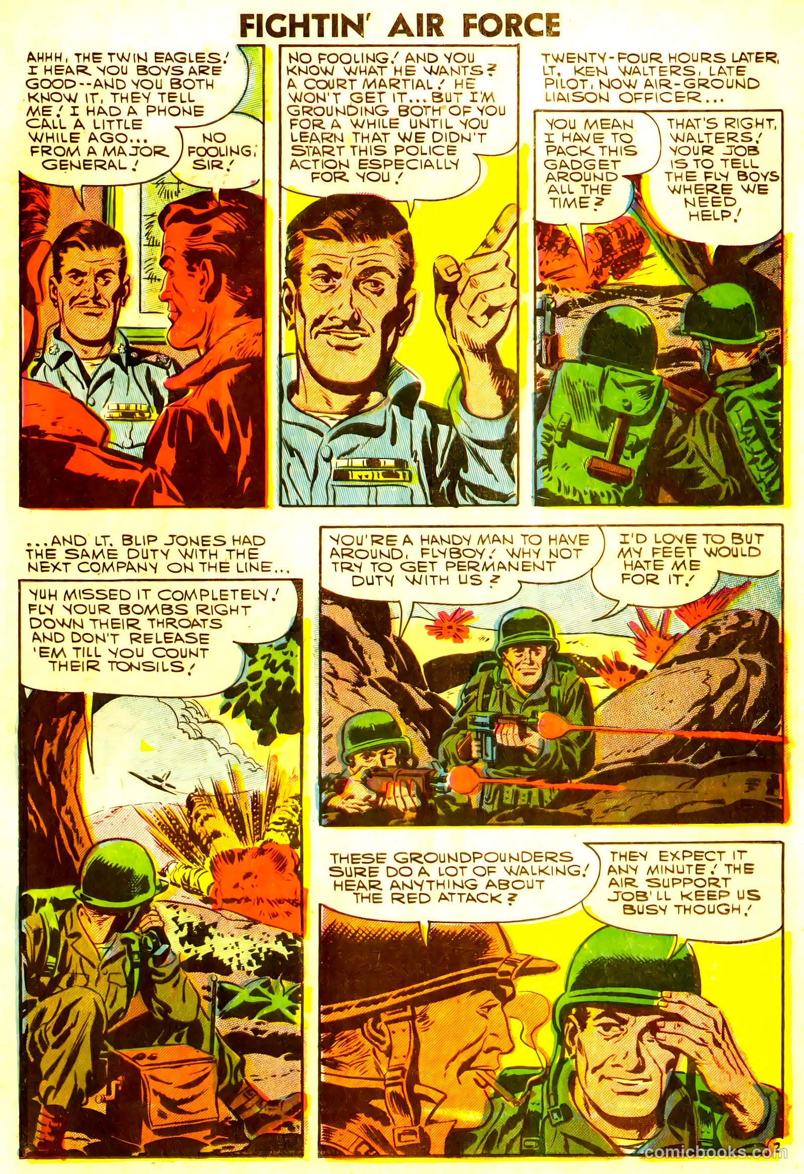 Fightin' Air Force #8 (1957) — page 11 of 36