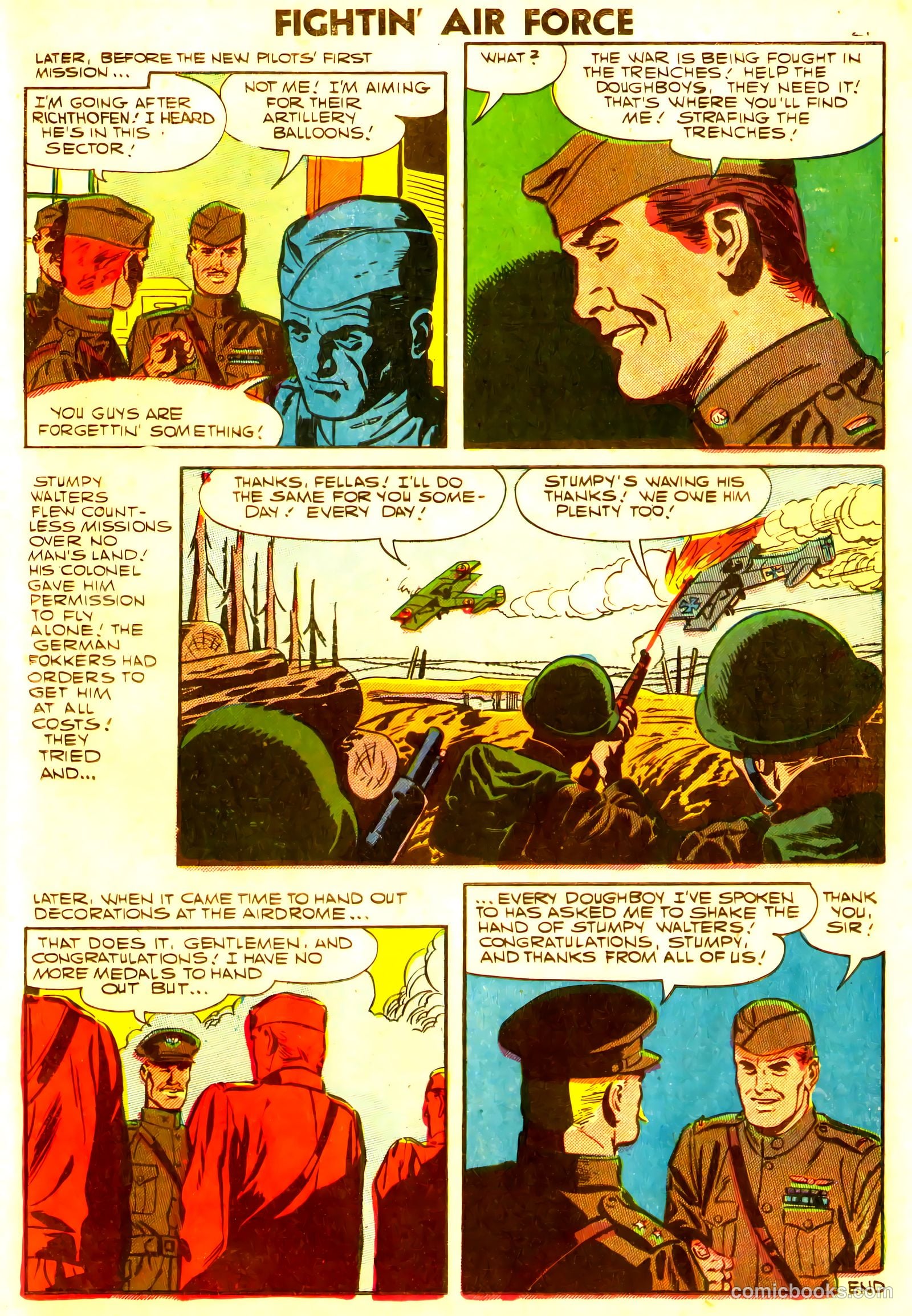 Fightin' Air Force #8 (1957) — page 23 of 36