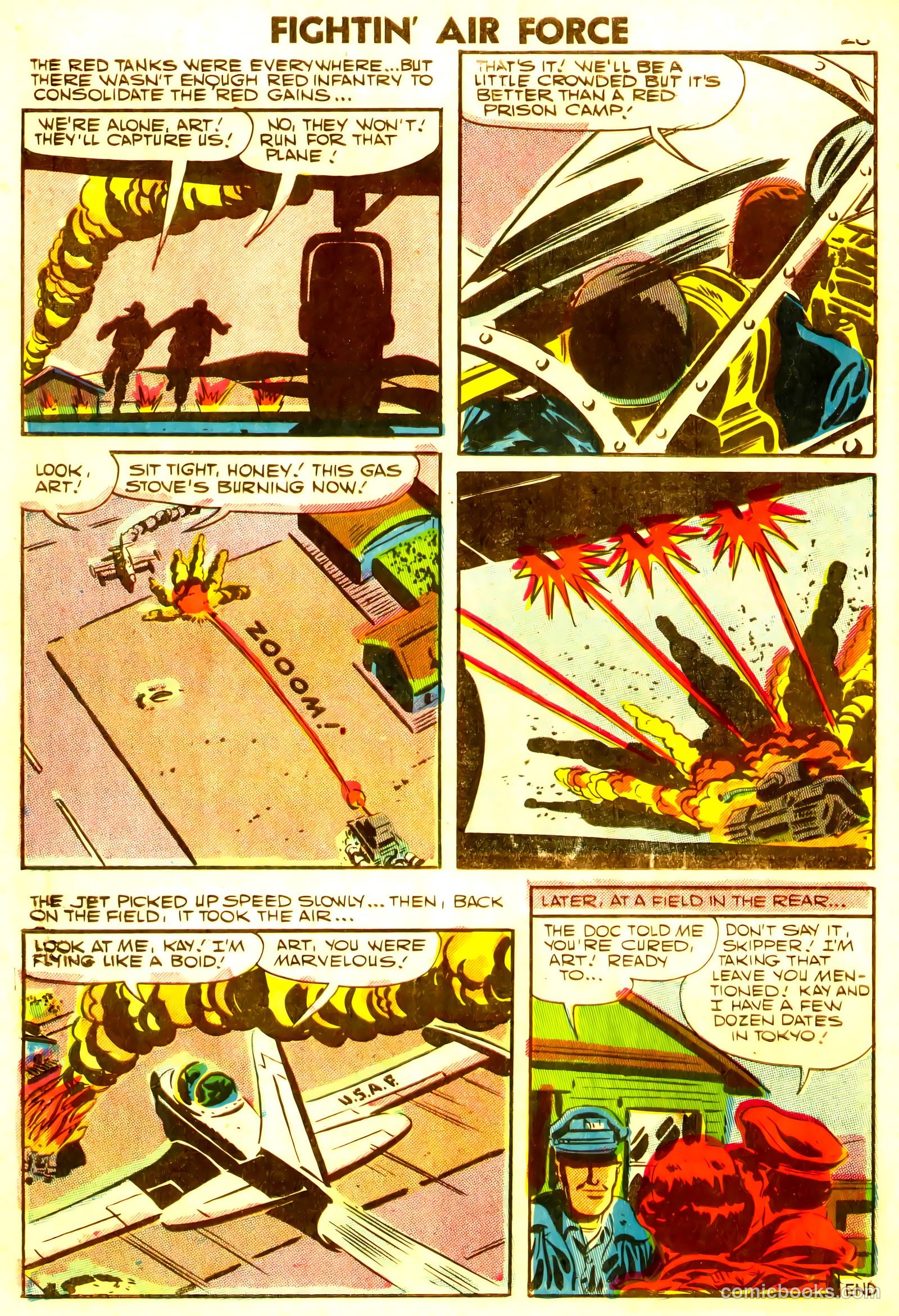 Fightin' Air Force #8 (1957) — page 30 of 36