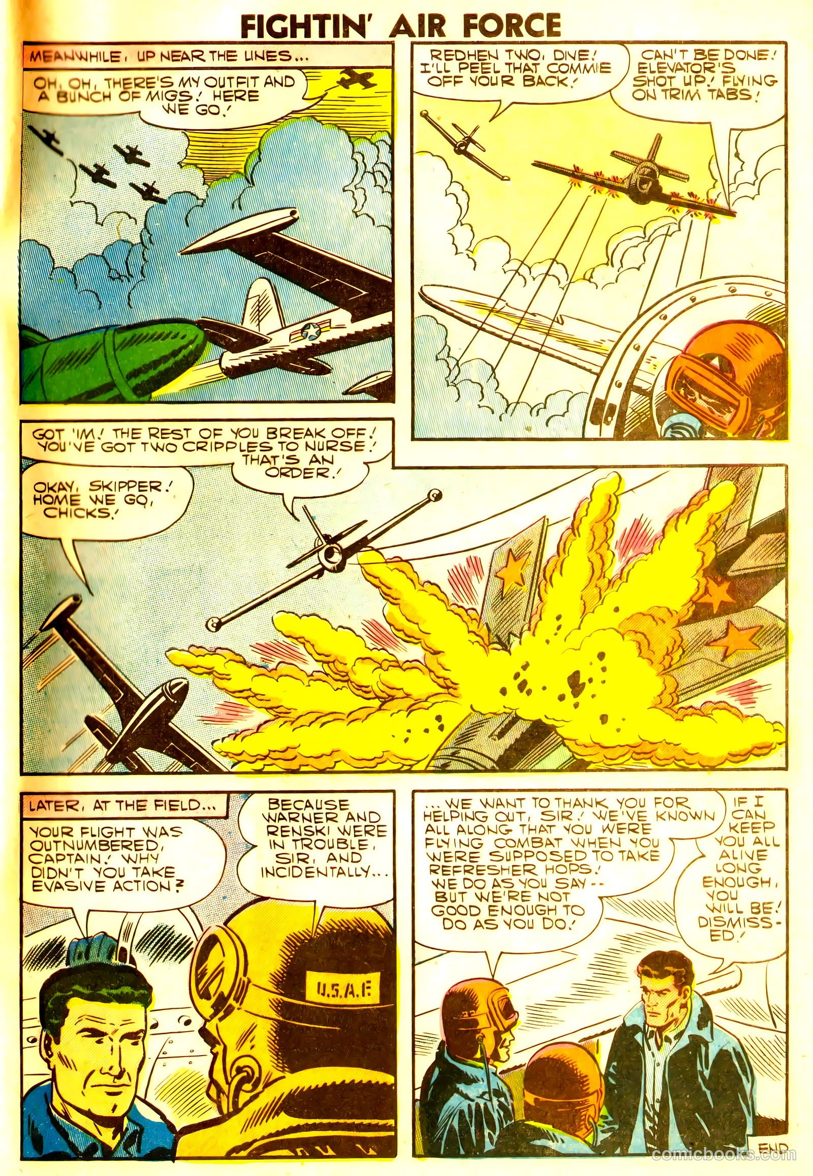 Fightin' Air Force #8 (1957) — page 33 of 36
