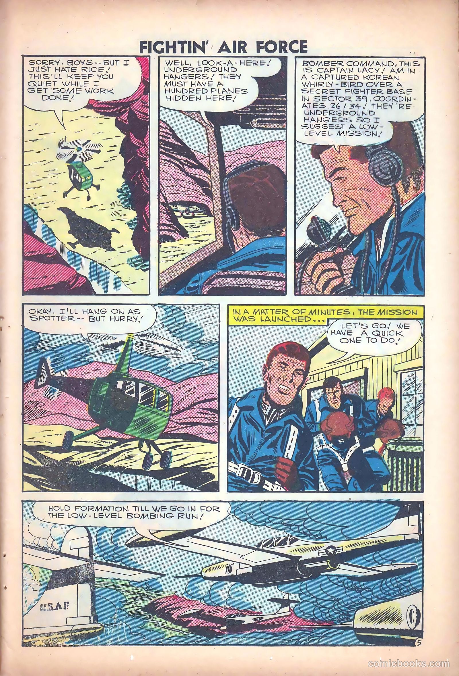 Fightin' Air Force #9 (1957) — page 13 of 37