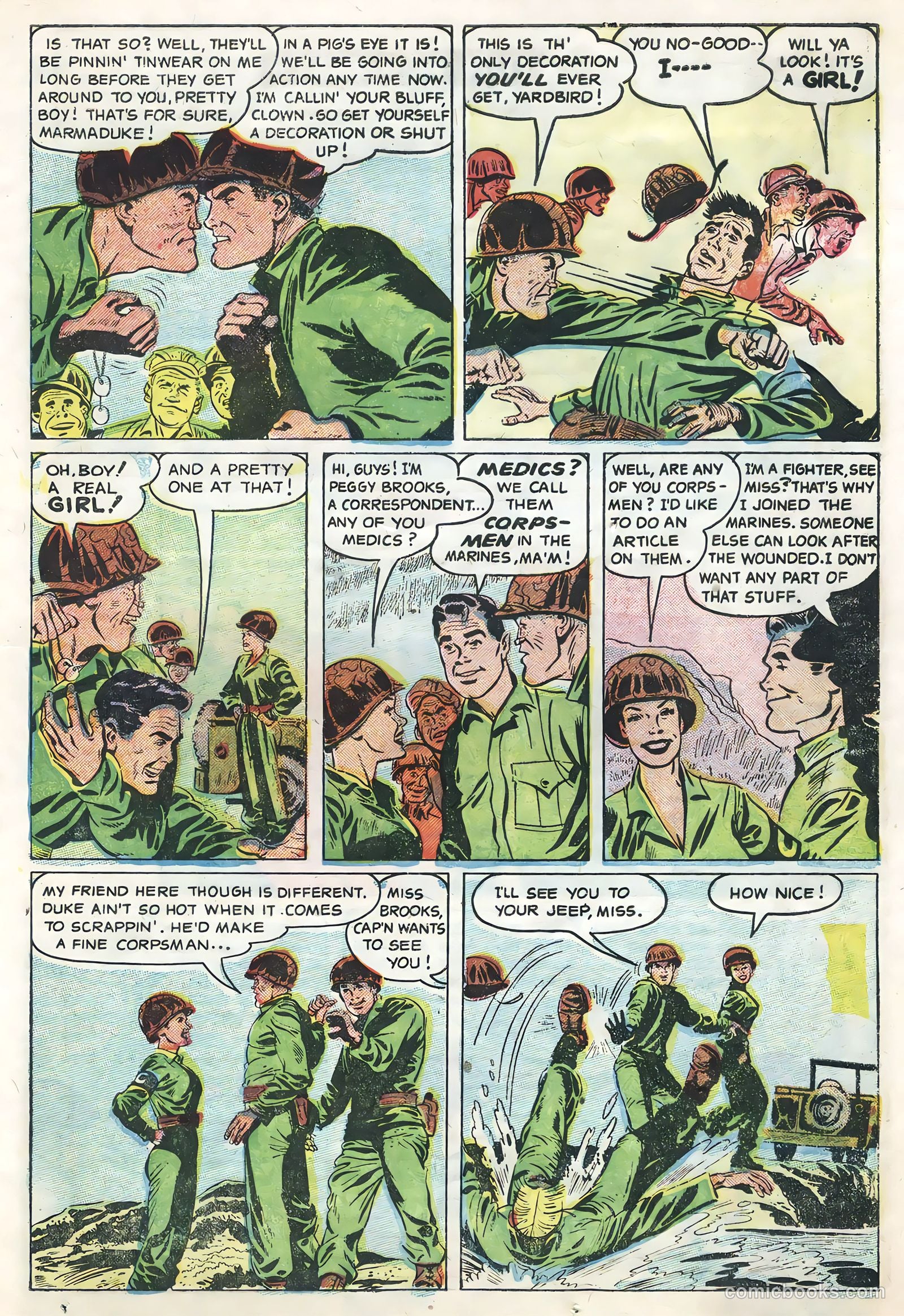 Fightin' Army #16 (1956) — page 23 of 36