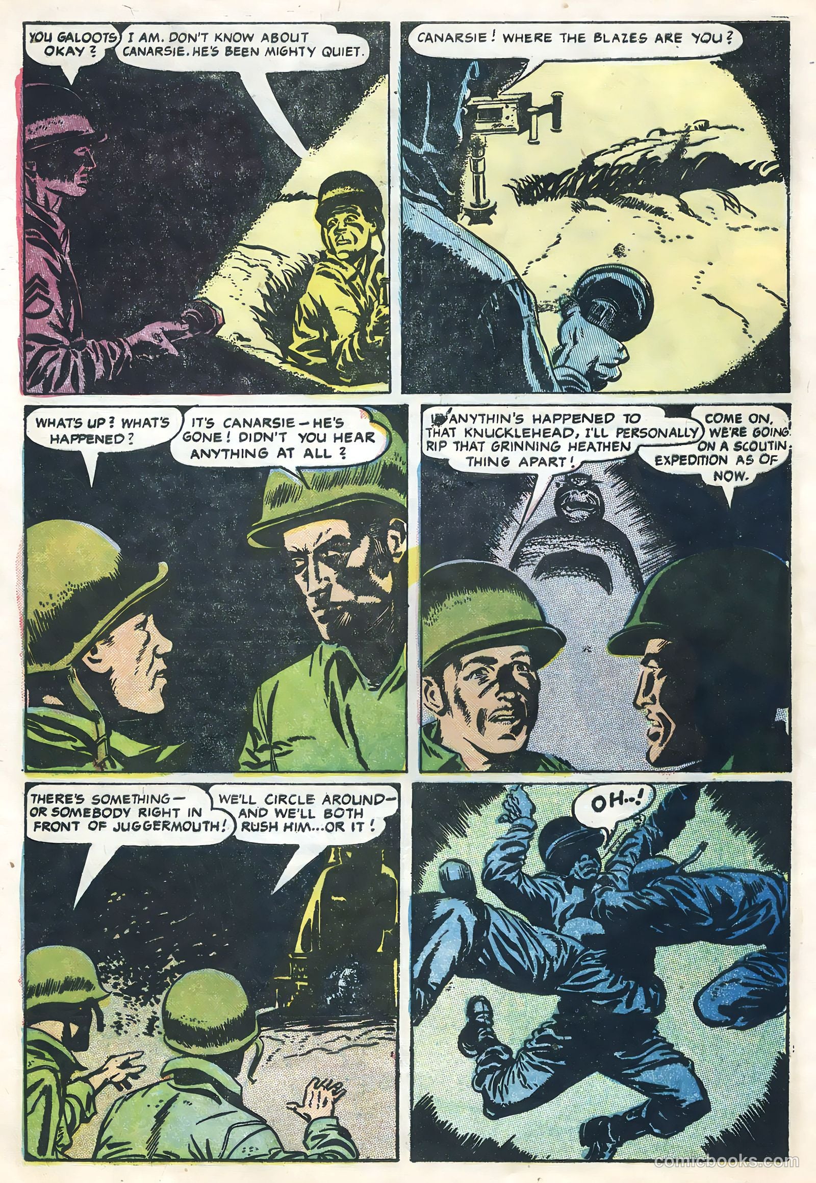 Fightin' Army #16 (1956) — page 28 of 36