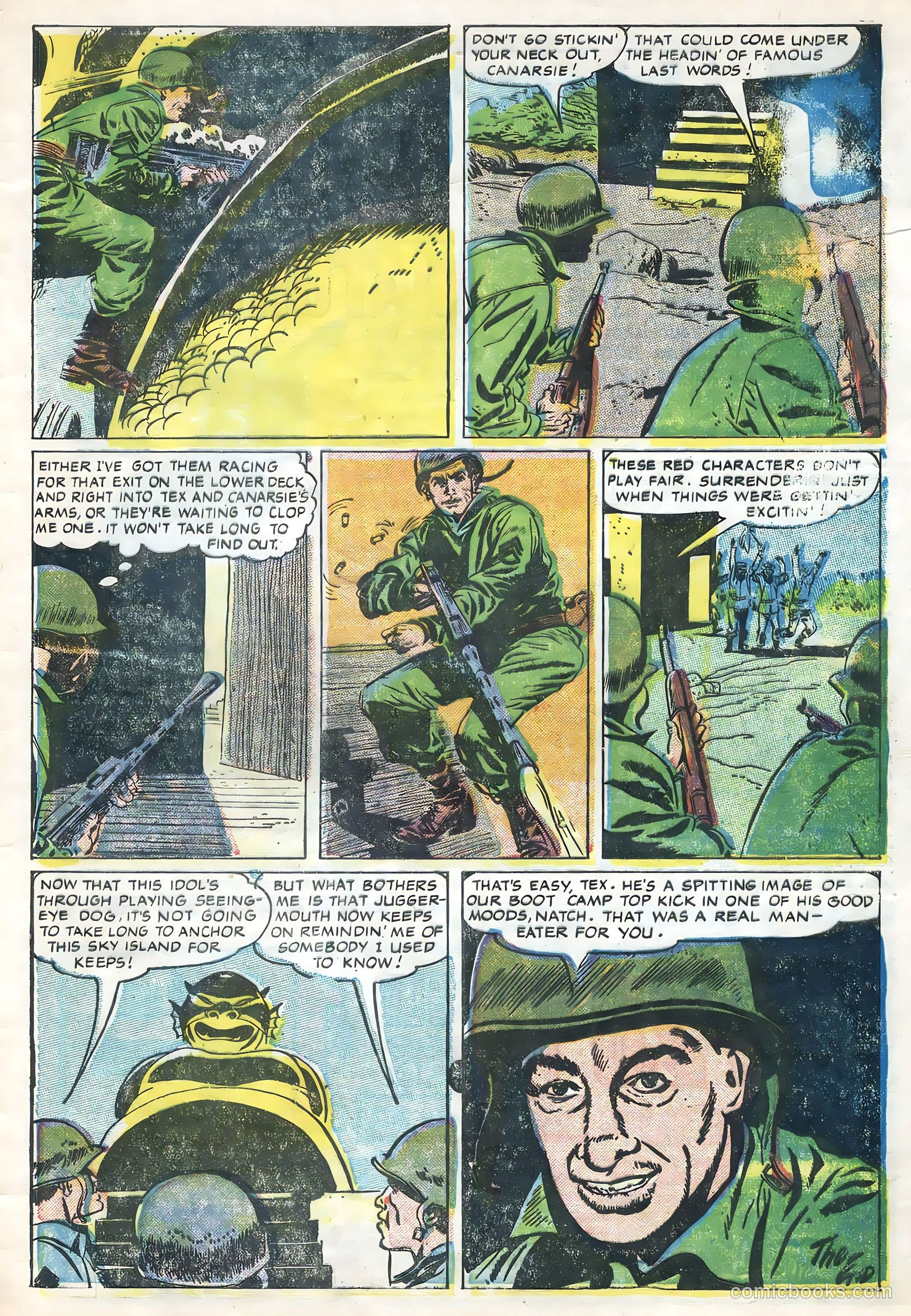 Fightin' Army #16 (1956) — page 33 of 36