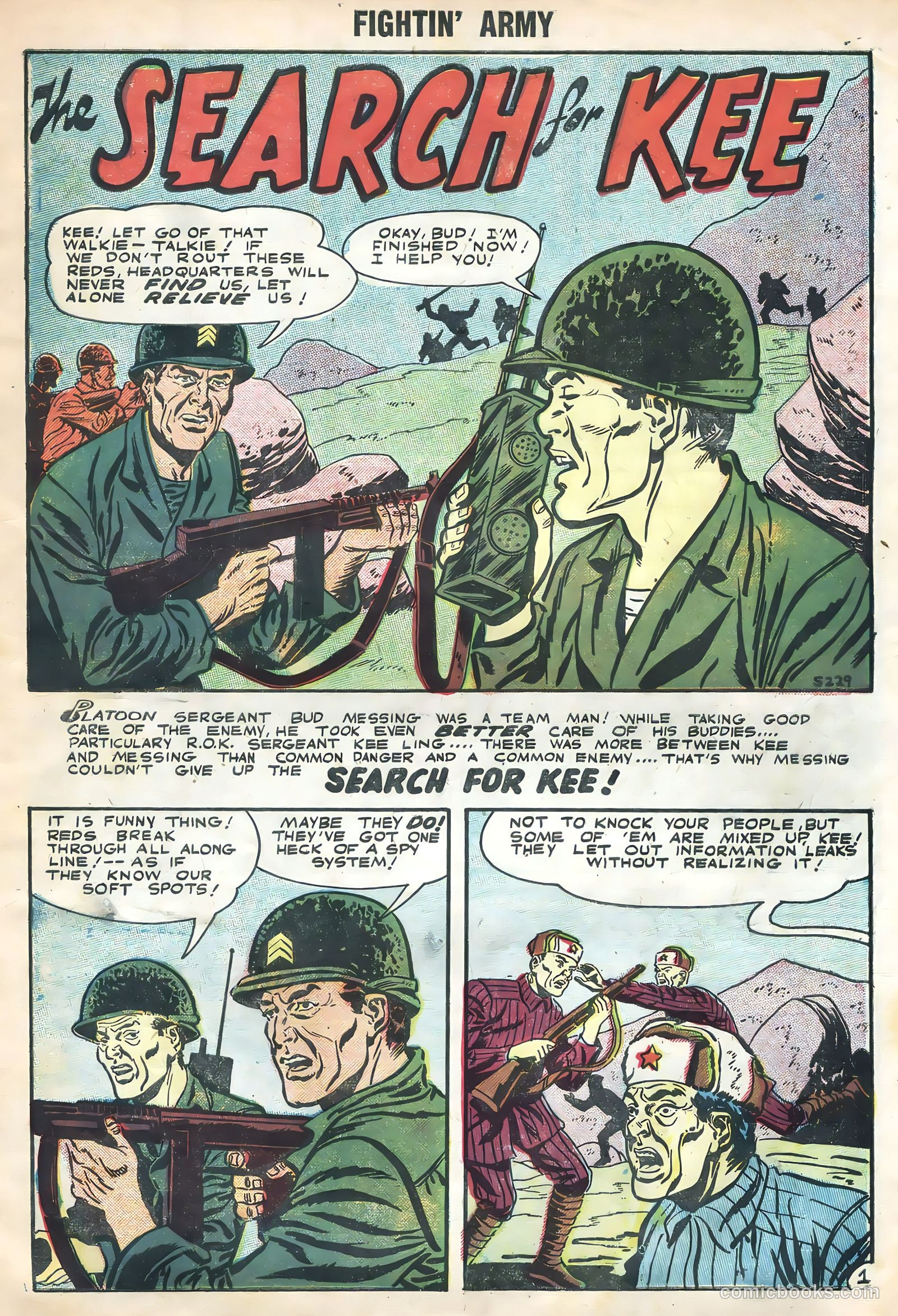 Fightin' Army #17 (1956) — page 3 of 36
