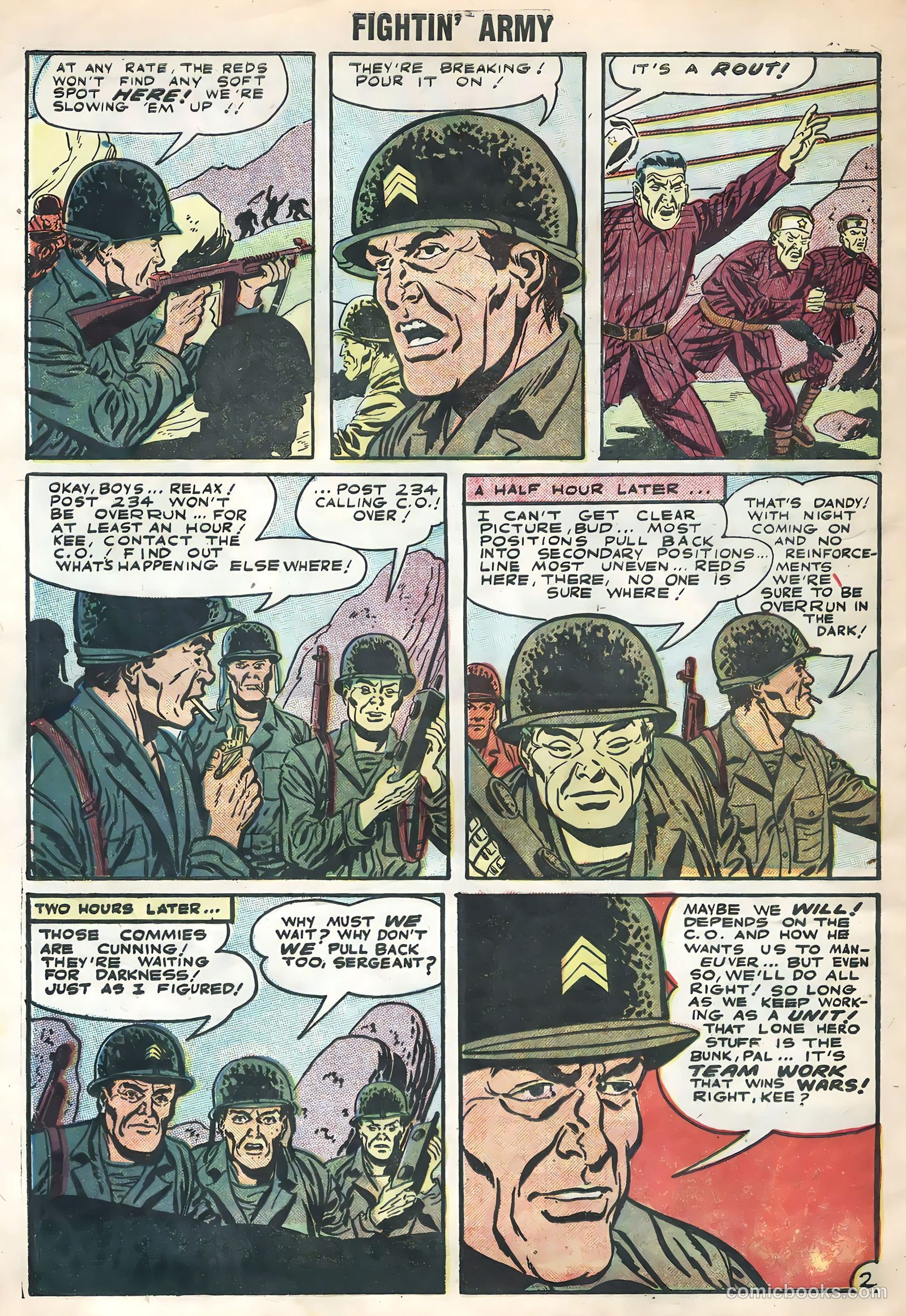 Fightin' Army #17 (1956) — page 4 of 36