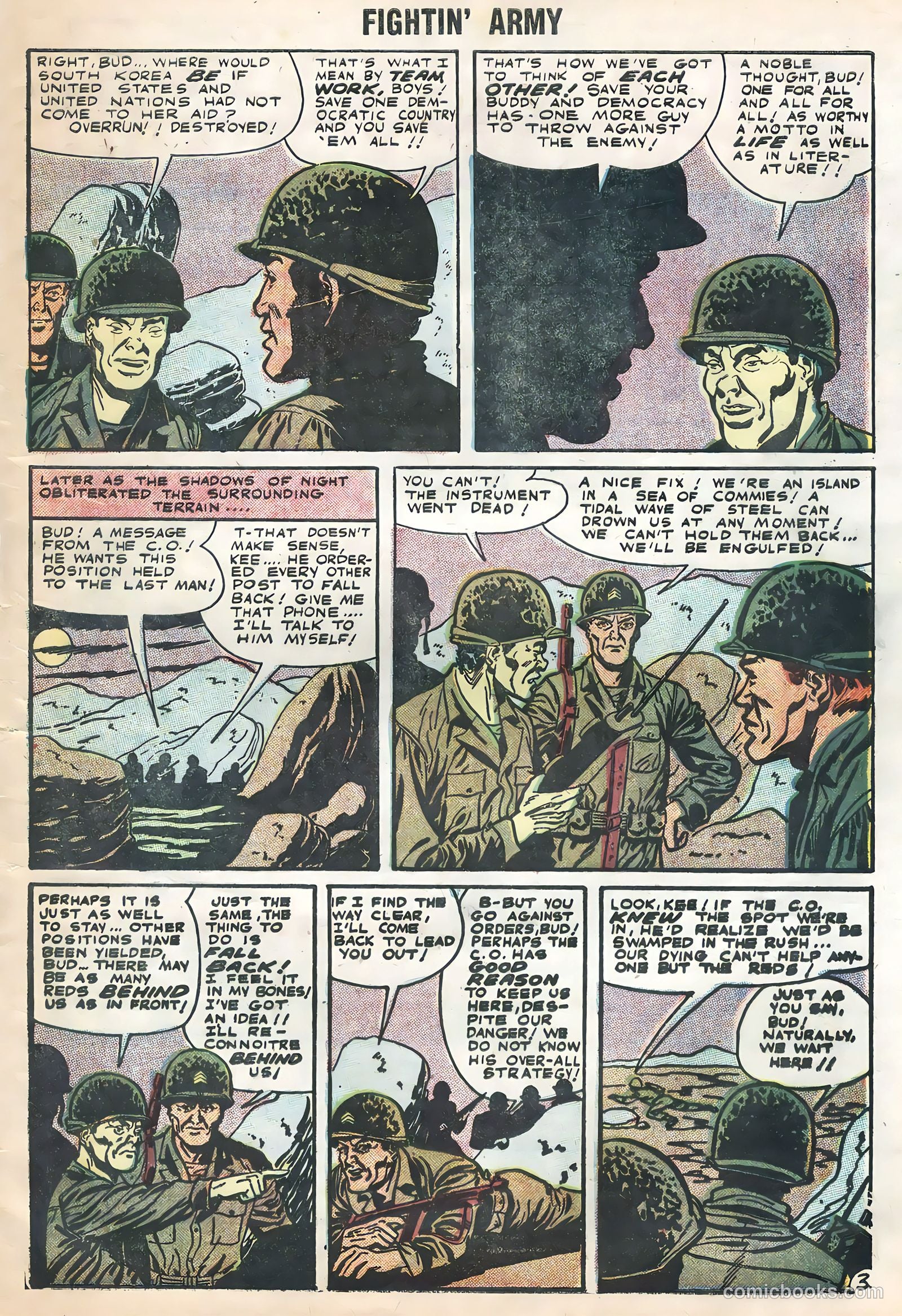 Fightin' Army #17 (1956) — page 5 of 36