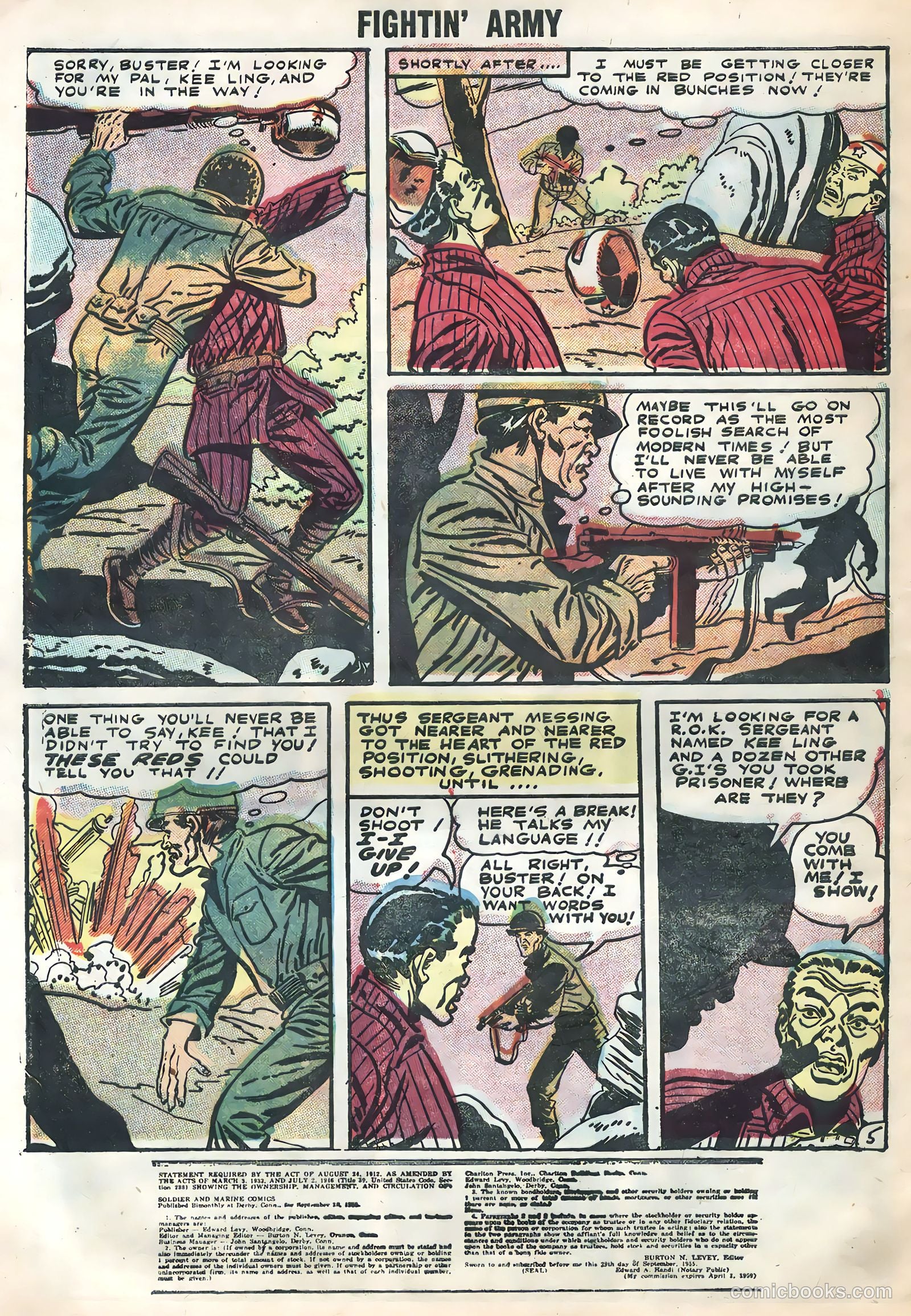 Fightin' Army #17 (1956) — page 8 of 36