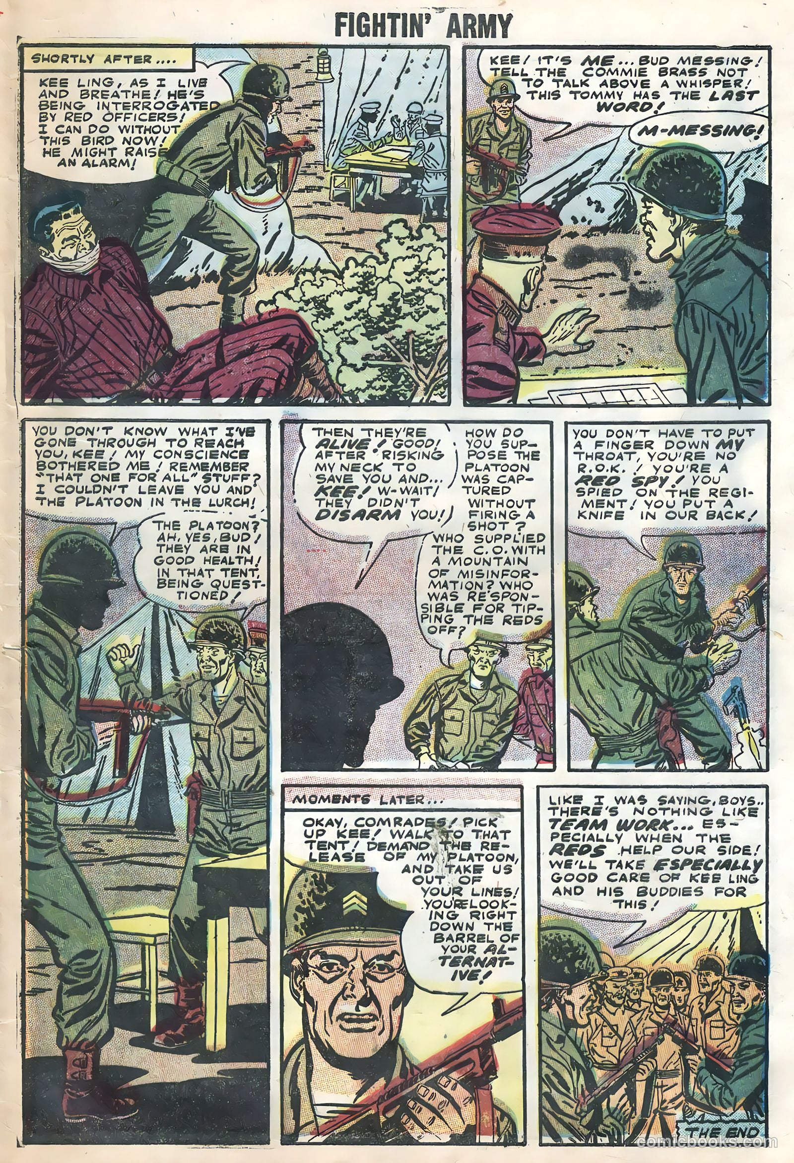 Fightin' Army #17 (1956) — page 9 of 36