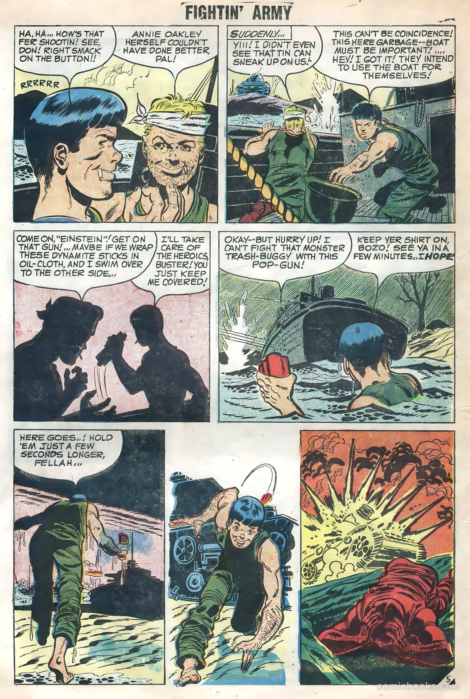 Fightin' Army #17 (1956) — page 14 of 36