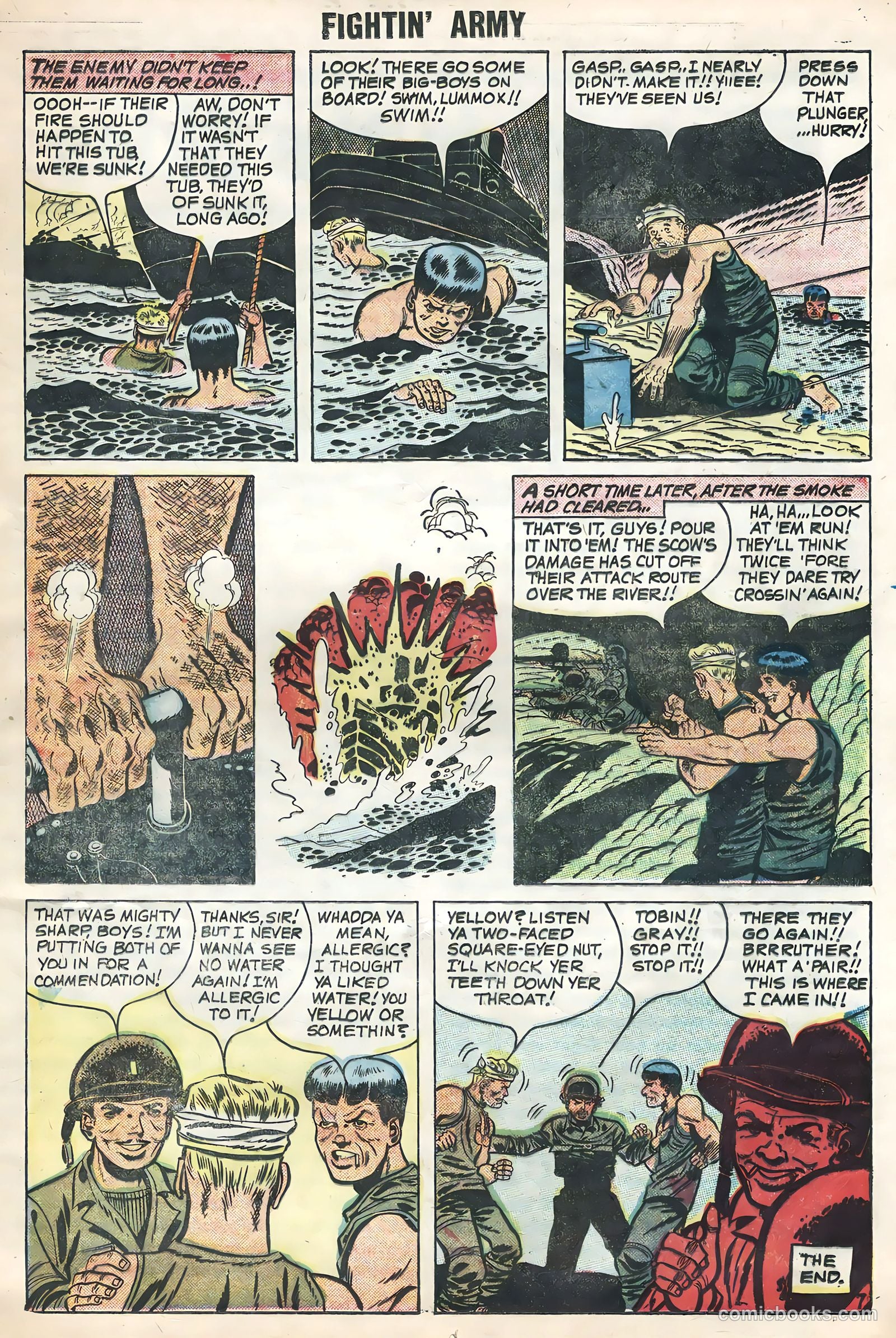 Fightin' Army #17 (1956) — page 17 of 36