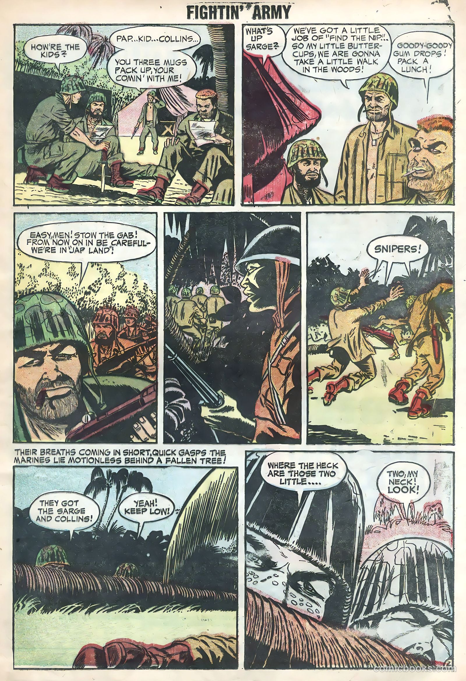 Fightin' Army #17 (1956) — page 21 of 36