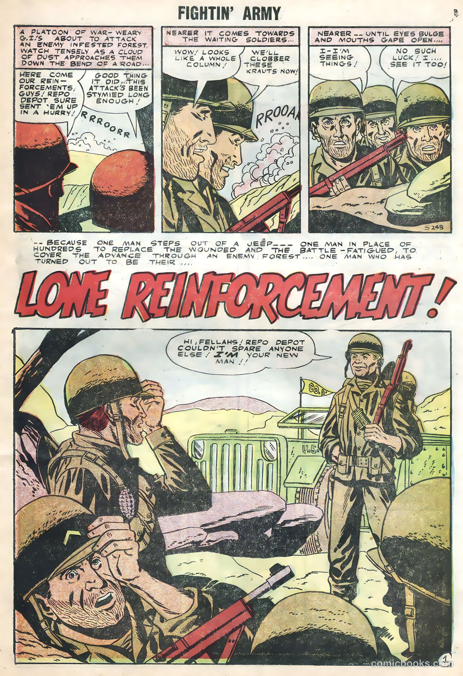 Fightin' Army #17 (1956) — page 27 of 36
