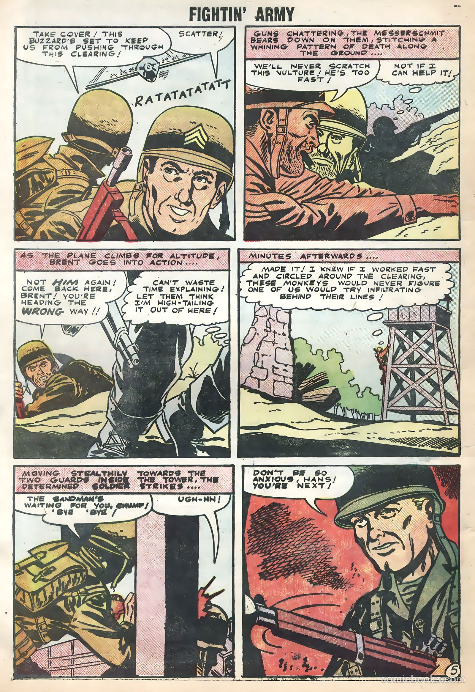Fightin' Army #17 (1956) — page 32 of 36