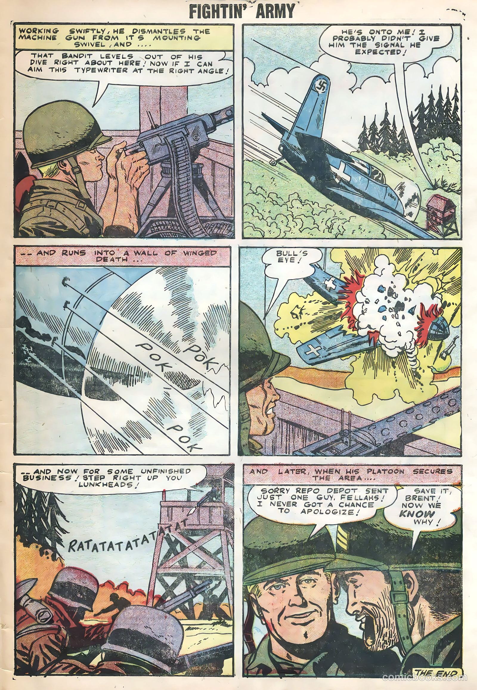 Fightin' Army #17 (1956) — page 33 of 36