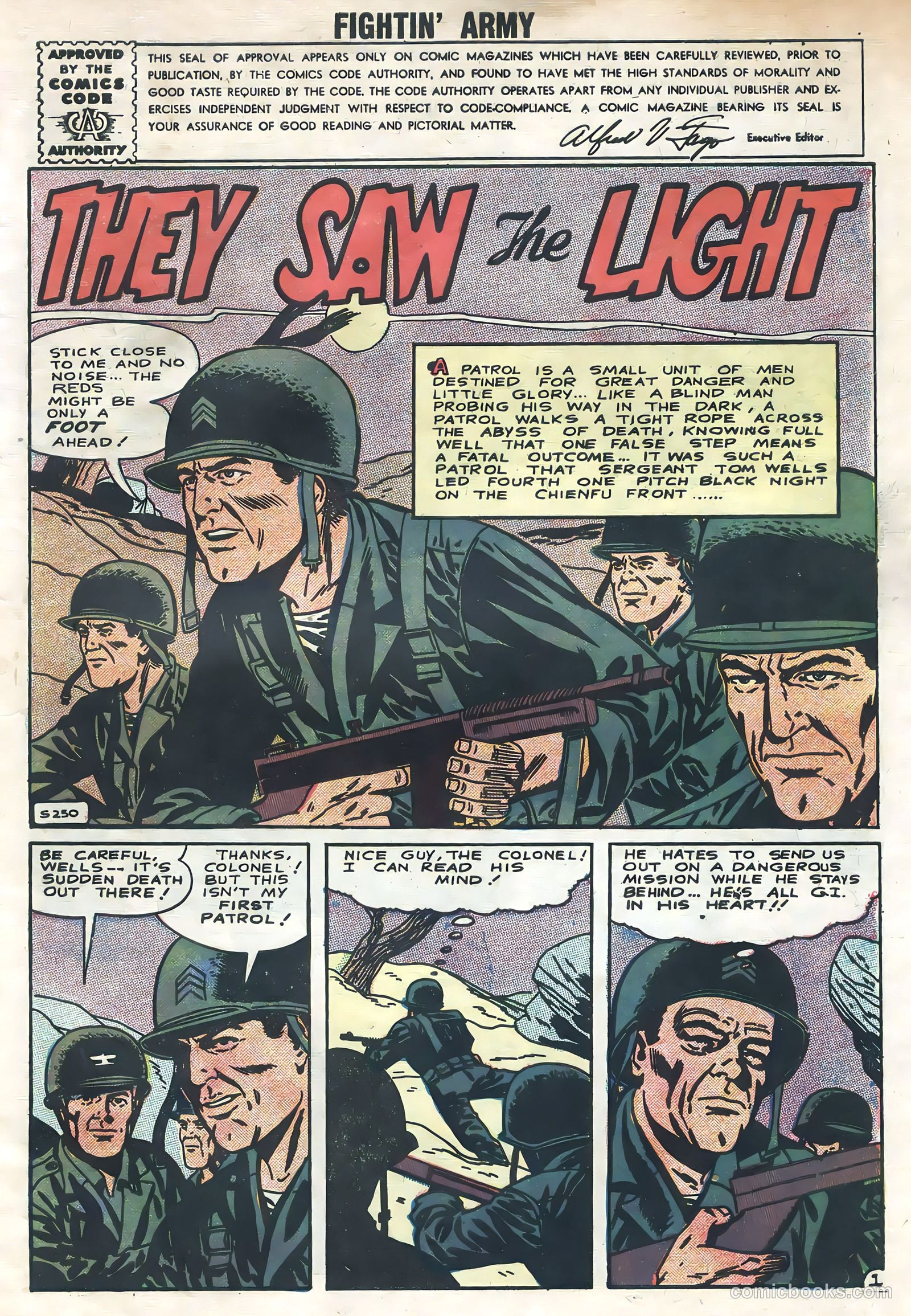Fightin' Army #18 (1956) — page 3 of 36