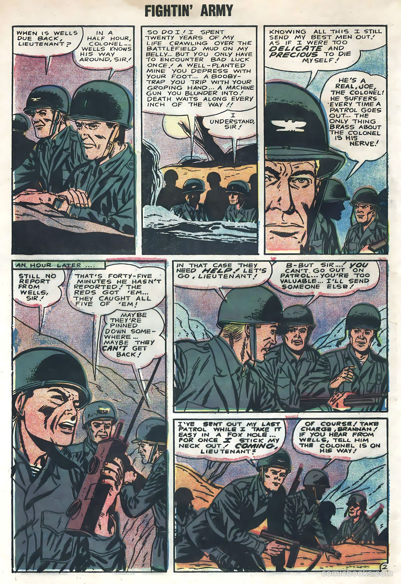 Fightin' Army #18 (1956) — page 4 of 36