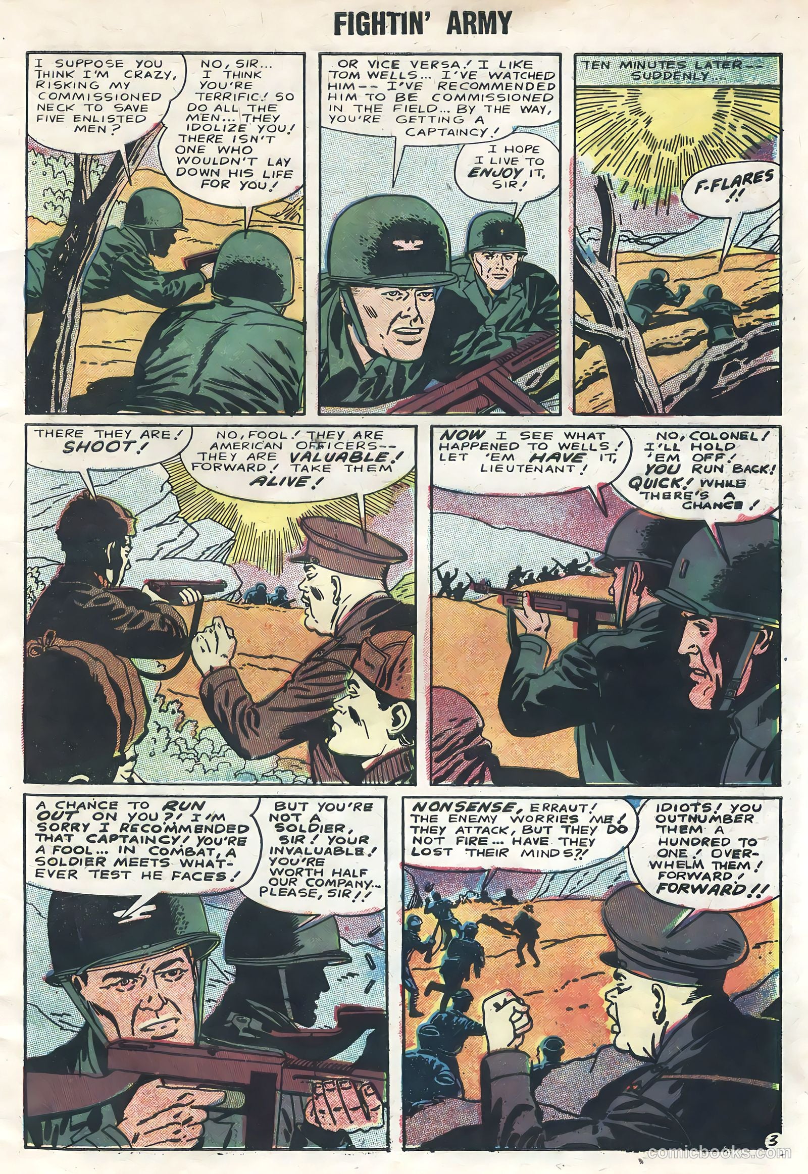 Fightin' Army #18 (1956) — page 5 of 36