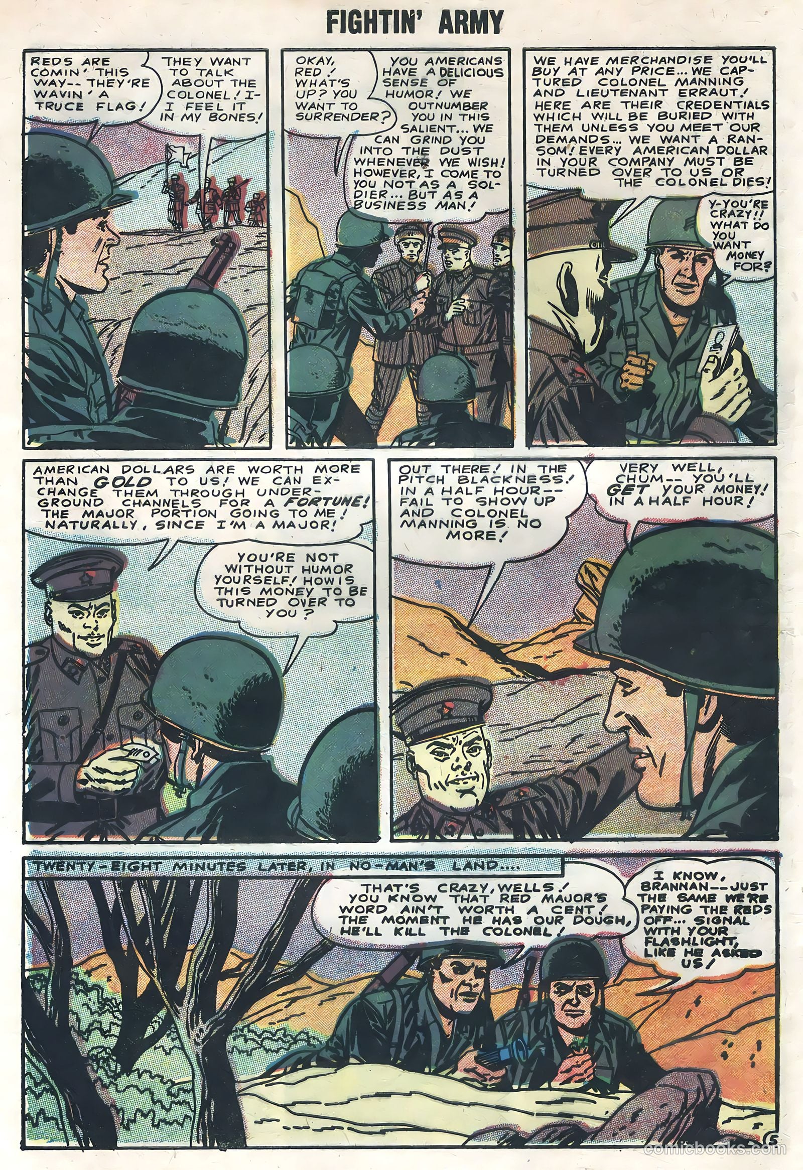 Fightin' Army #18 (1956) — page 8 of 36