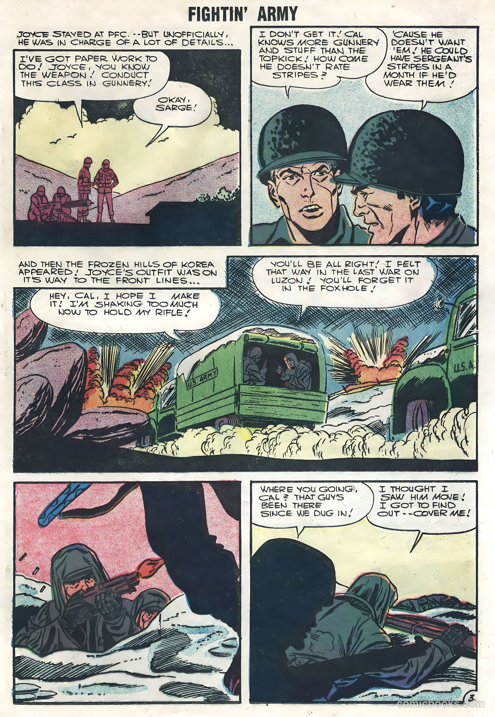 Fightin' Army #18 (1956) — page 13 of 36