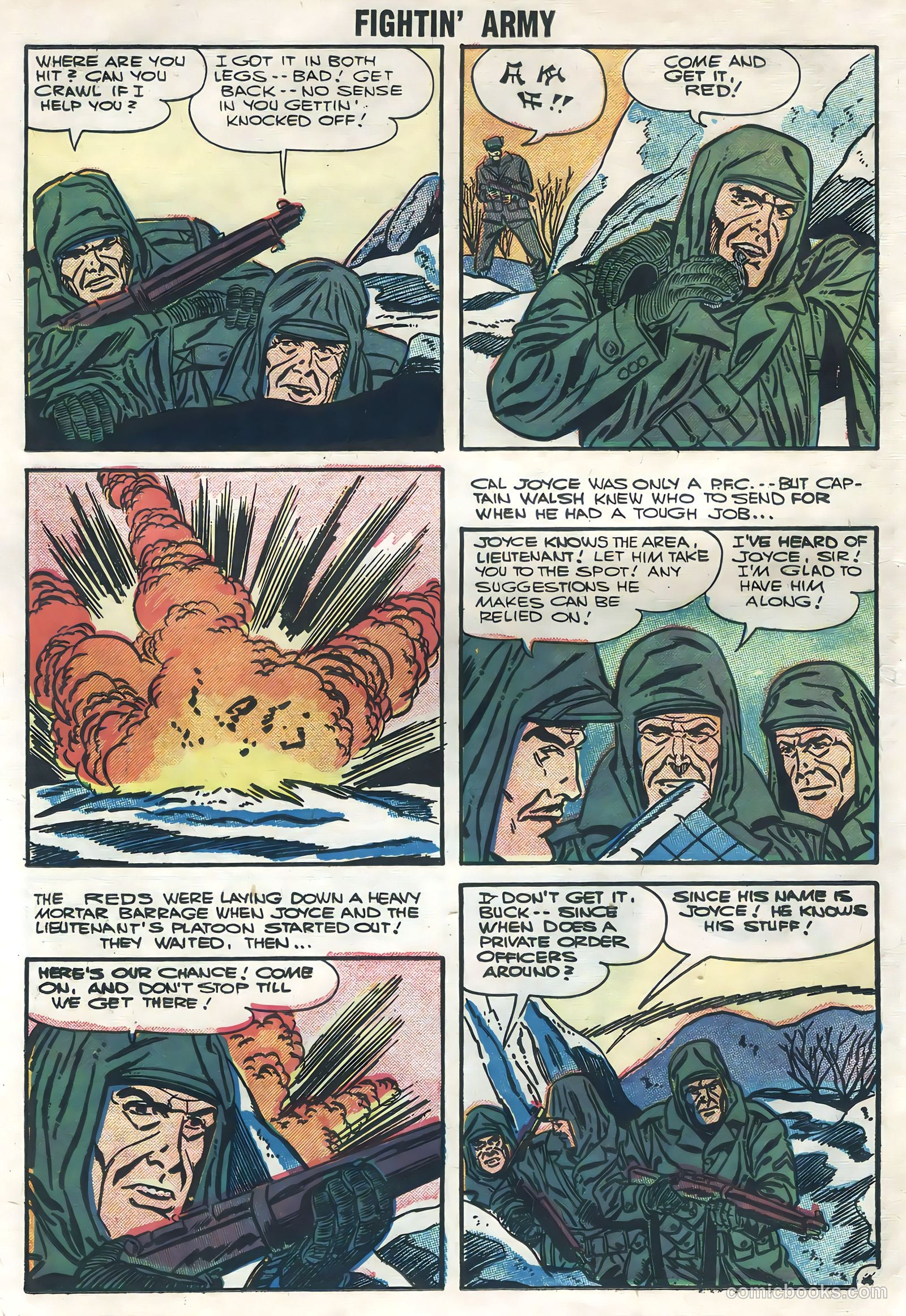 Fightin' Army #18 (1956) — page 14 of 36