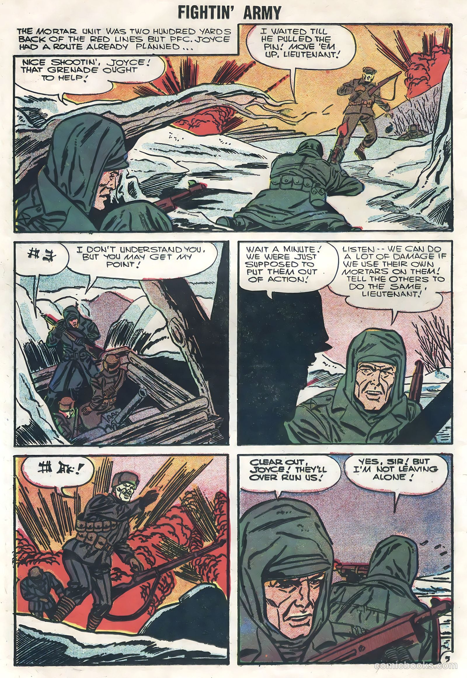 Fightin' Army #18 (1956) — page 16 of 36