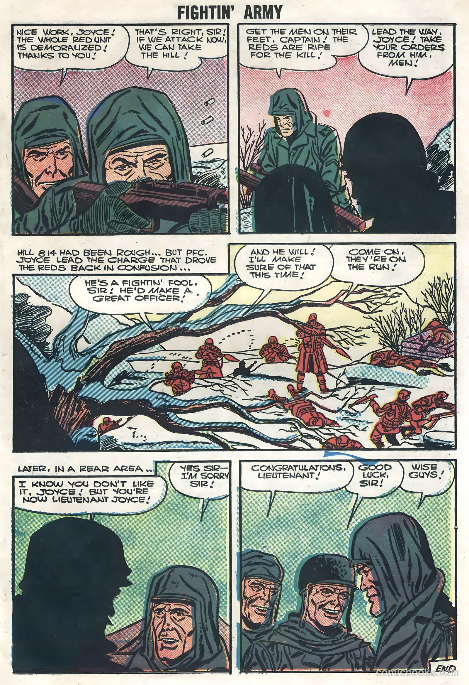 Fightin' Army #18 (1956) — page 17 of 36