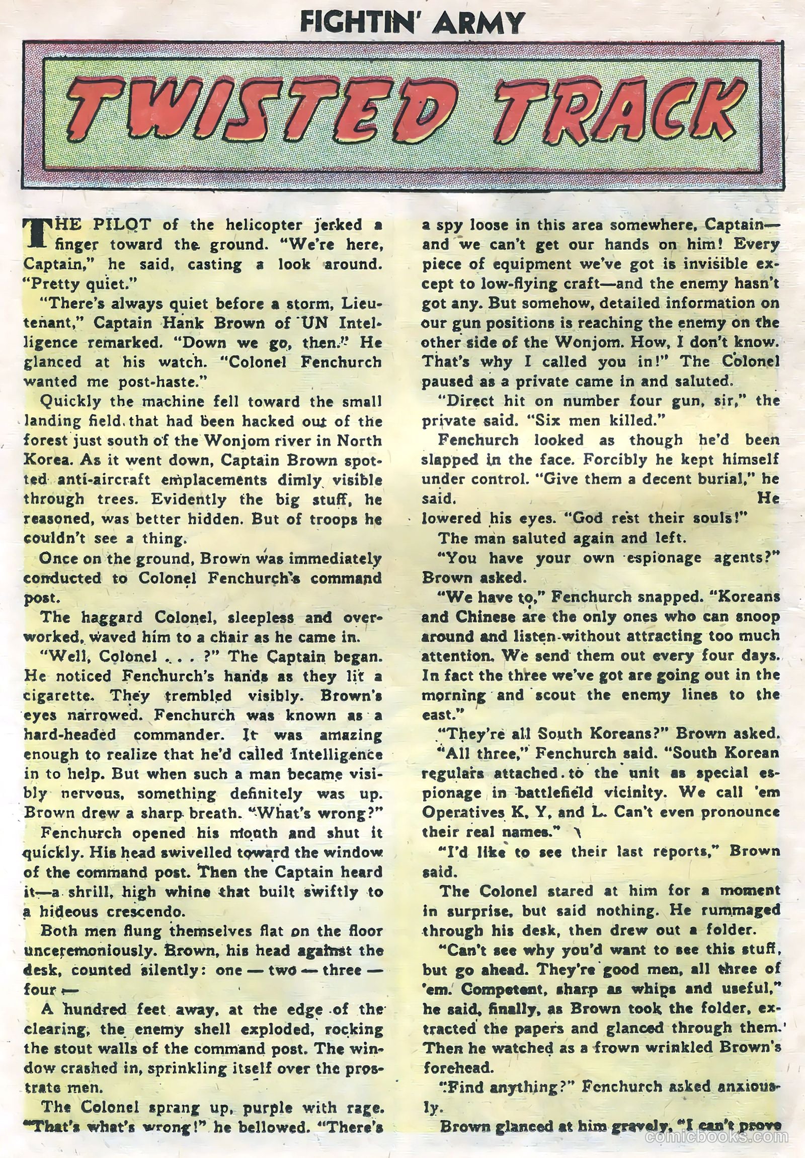 Fightin' Army #18 (1956) — page 18 of 36