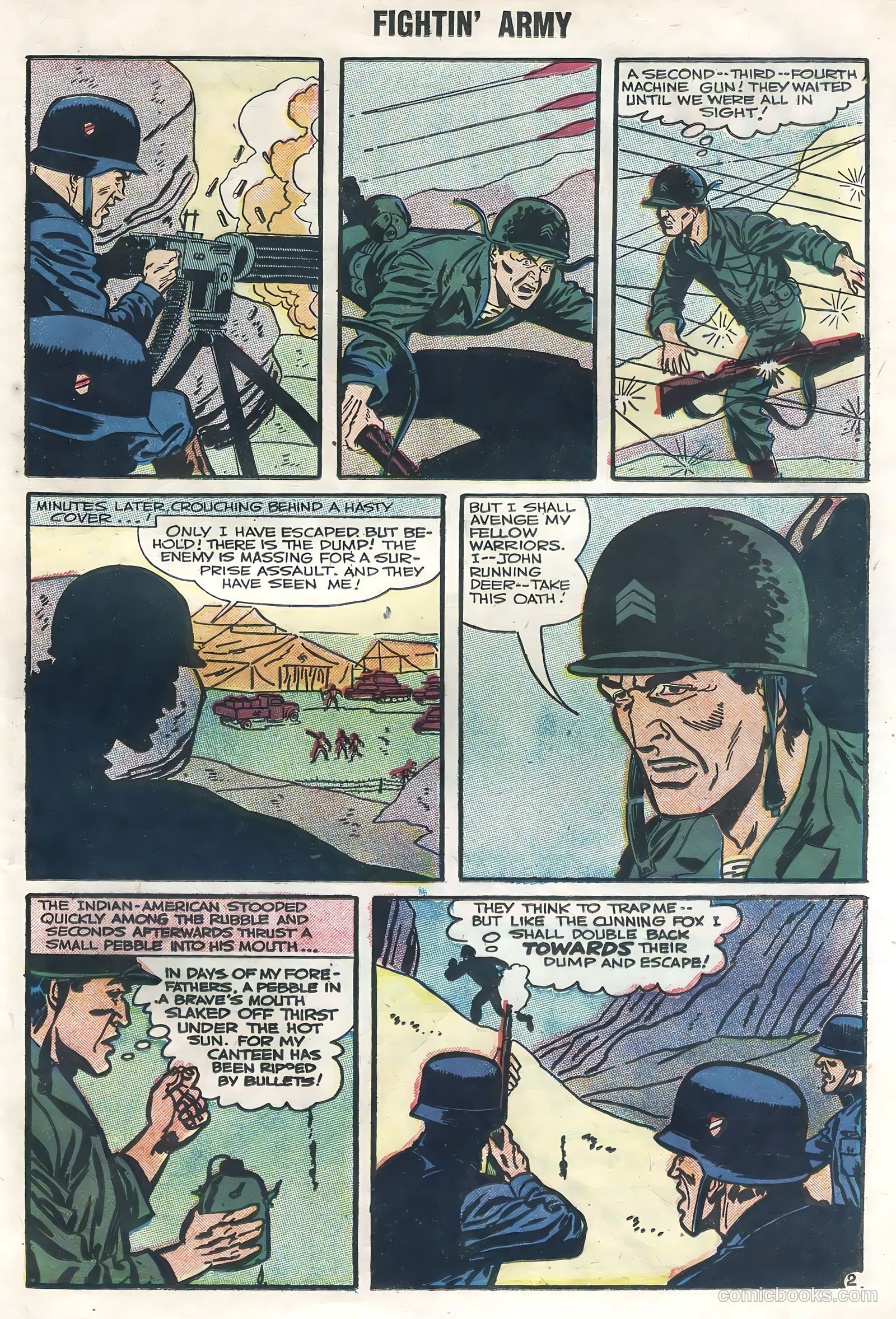 Fightin' Army #18 (1956) — page 21 of 36