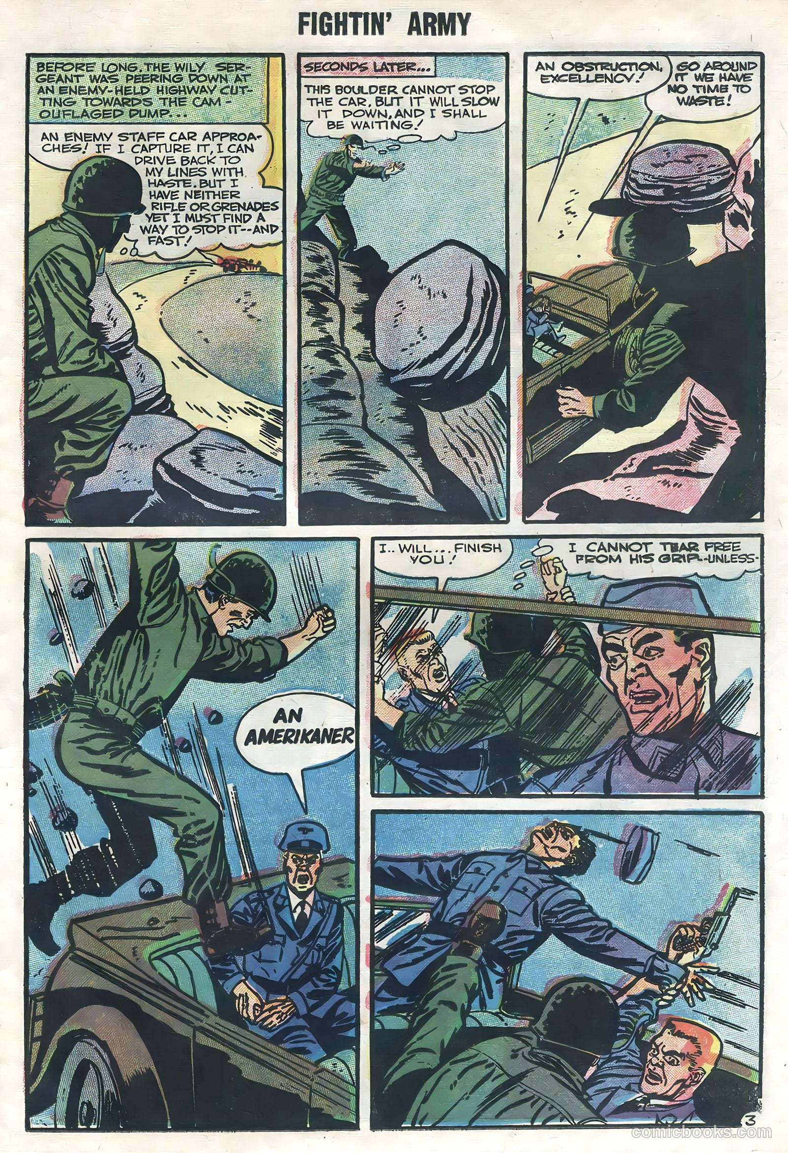 Fightin' Army #18 (1956) — page 23 of 36