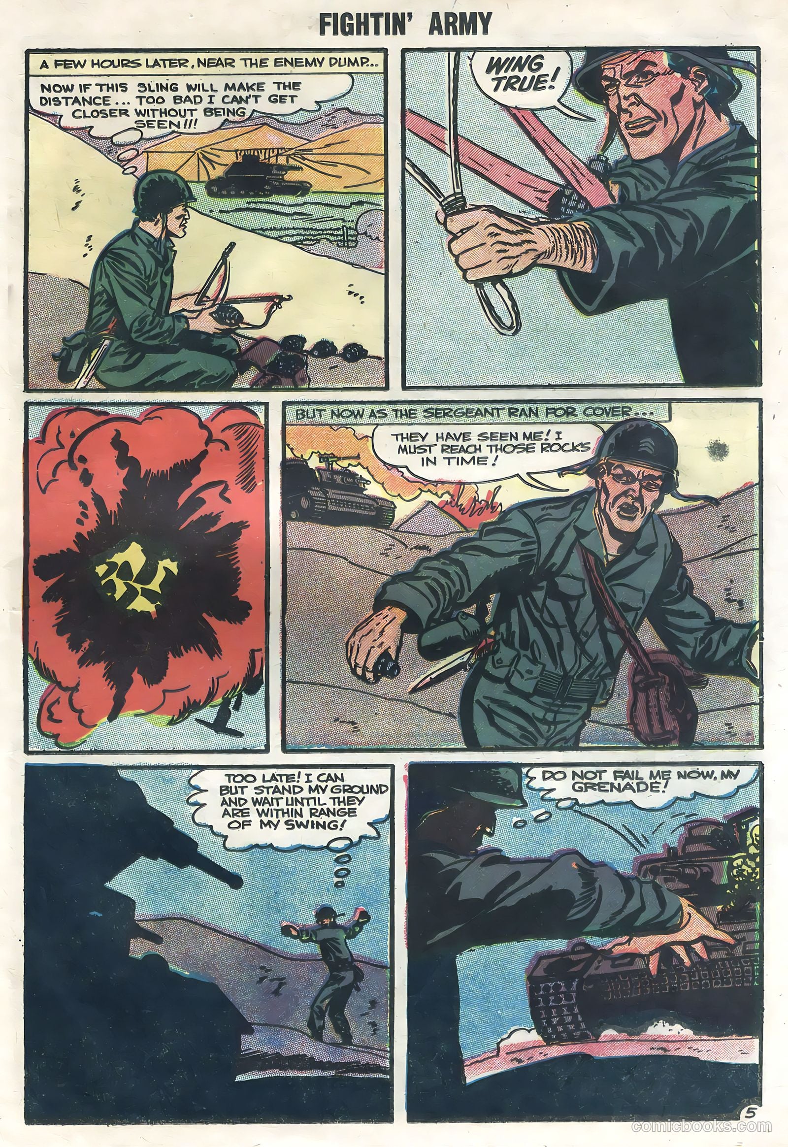 Fightin' Army #18 (1956) — page 25 of 36