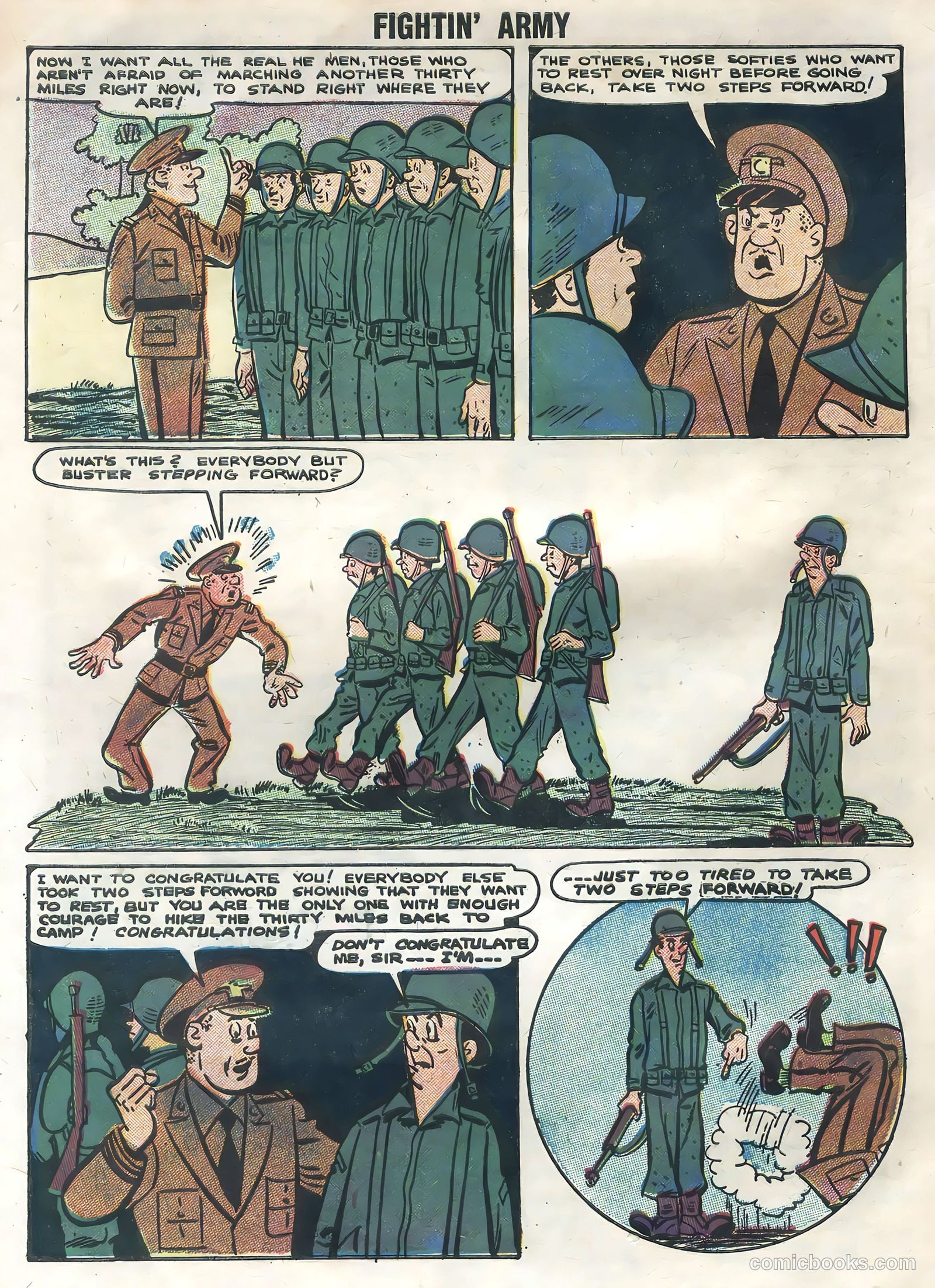 Fightin' Army #18 (1956) — page 32 of 36
