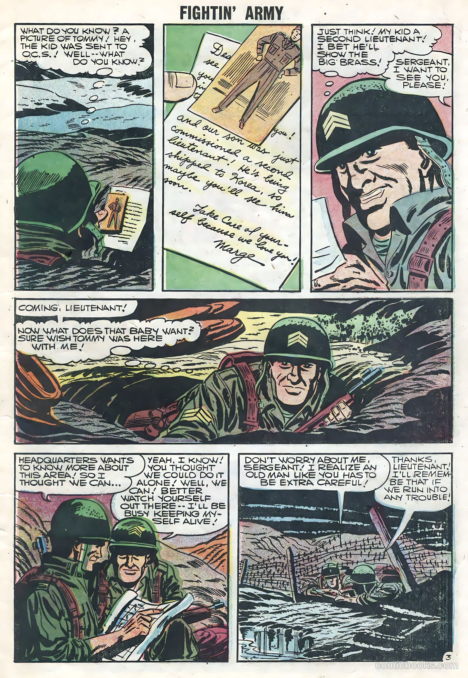 Fightin' Army #19 (1957) — page 5 of 36